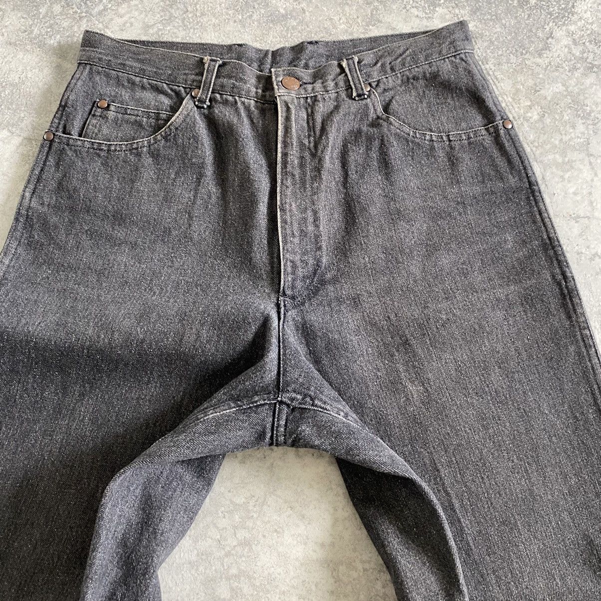 Comme des Garcons Homme 1990’s CdG Homme Wide Smoky Black Denim Jeans Size US 29 - 12 Thumbnail