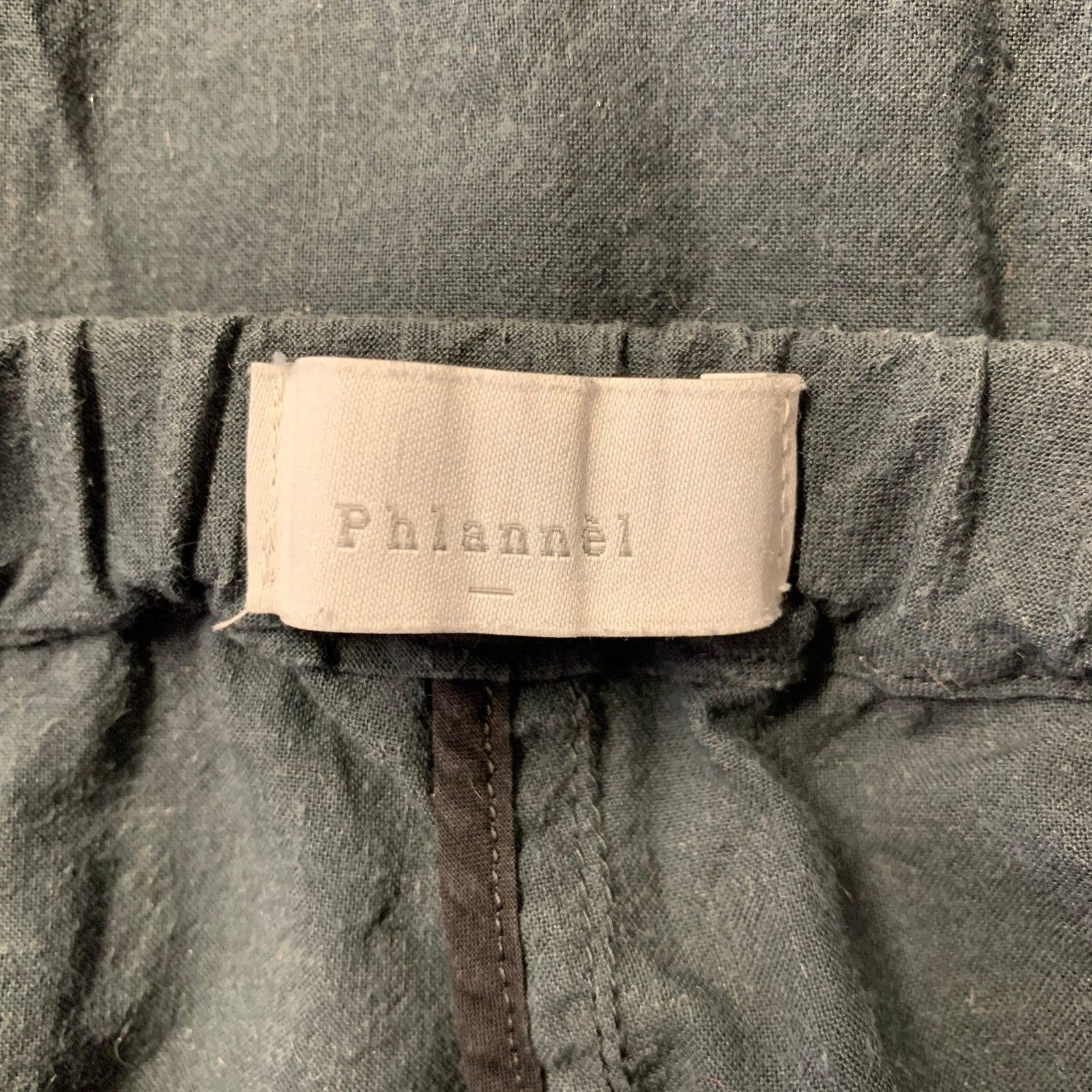 Phlannel PHLANNEL Size 32 Grey Cotton Alpaca Drawstring Casual Pants Size US 32 / EU 48 - 3 Thumbnail
