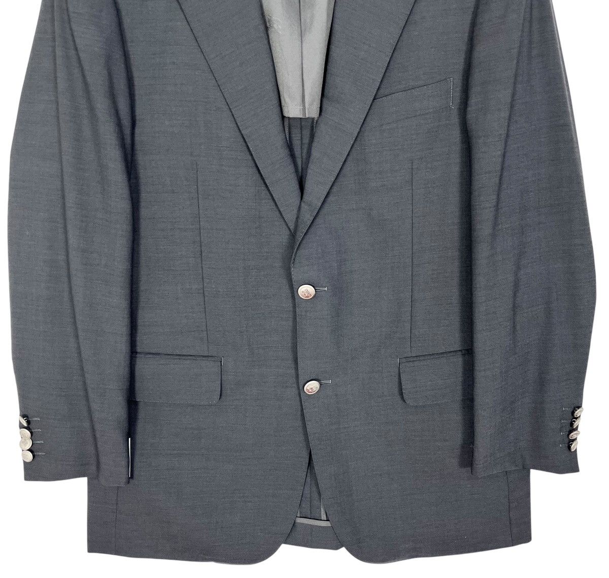 Burberry Burberry London Blazer Jacket Size US L / EU 52-54 / 3 - 3 Thumbnail