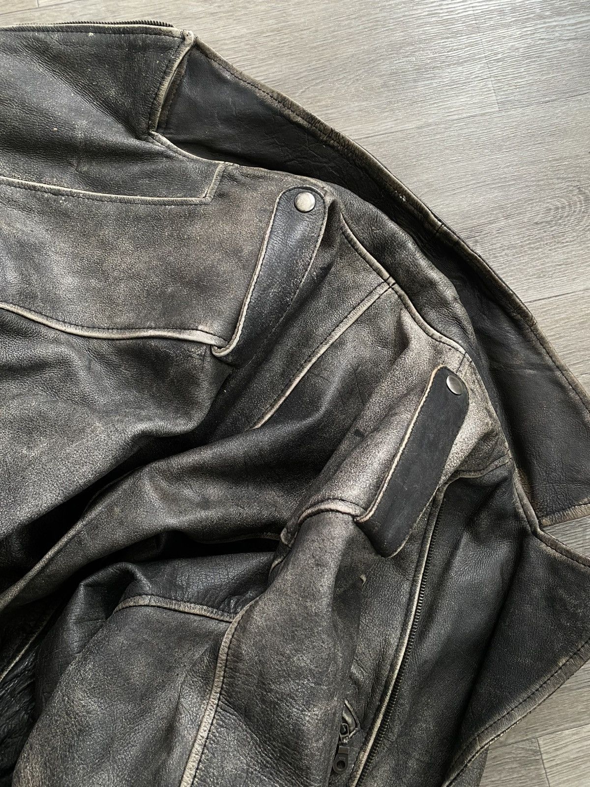 Japanese Brand × Vintage 🫧Vintage leather jacket Y2K Size US L / EU 52-54 / 3 - 15 Thumbnail