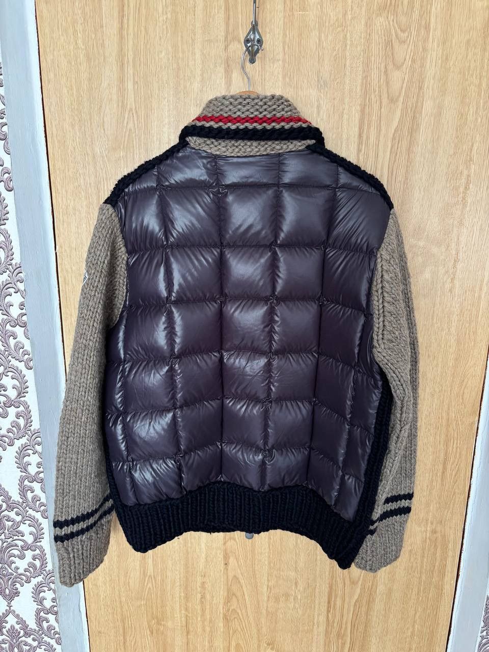 Moncler Vintage Moncler Wool Down Jacket Size US XL / EU 56 / 4 - 13 Thumbnail