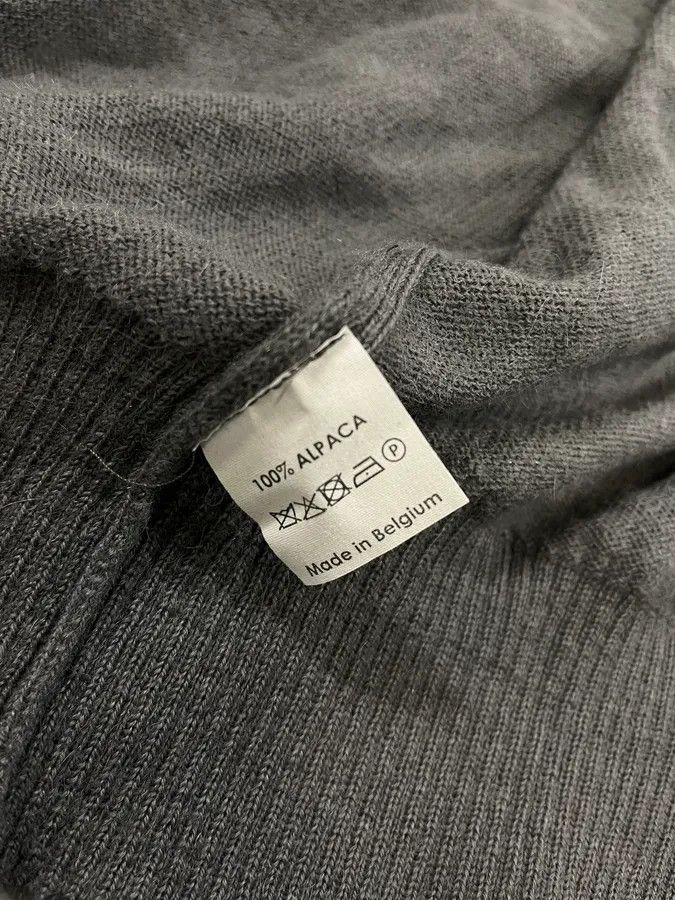 Dries Van Noten Dries Van Noten Grey Alpaca Buttoned Cardigan Size M / US 6-8 / IT 42-44 - 9 Thumbnail