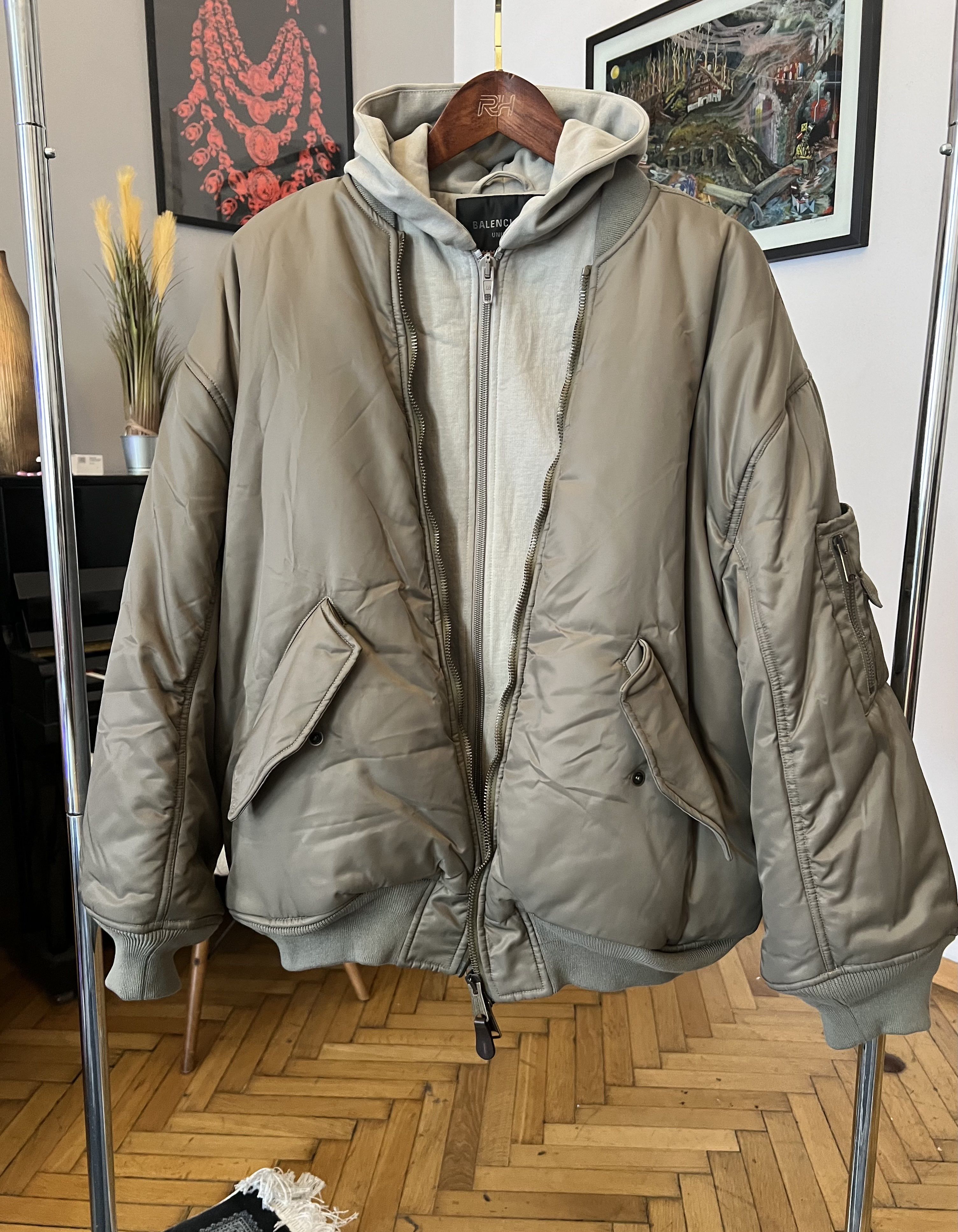 Balenciaga Balenciaga Nylon All In Bomber Size US S / EU 44-46 / 1 - 1 Thumbnail
