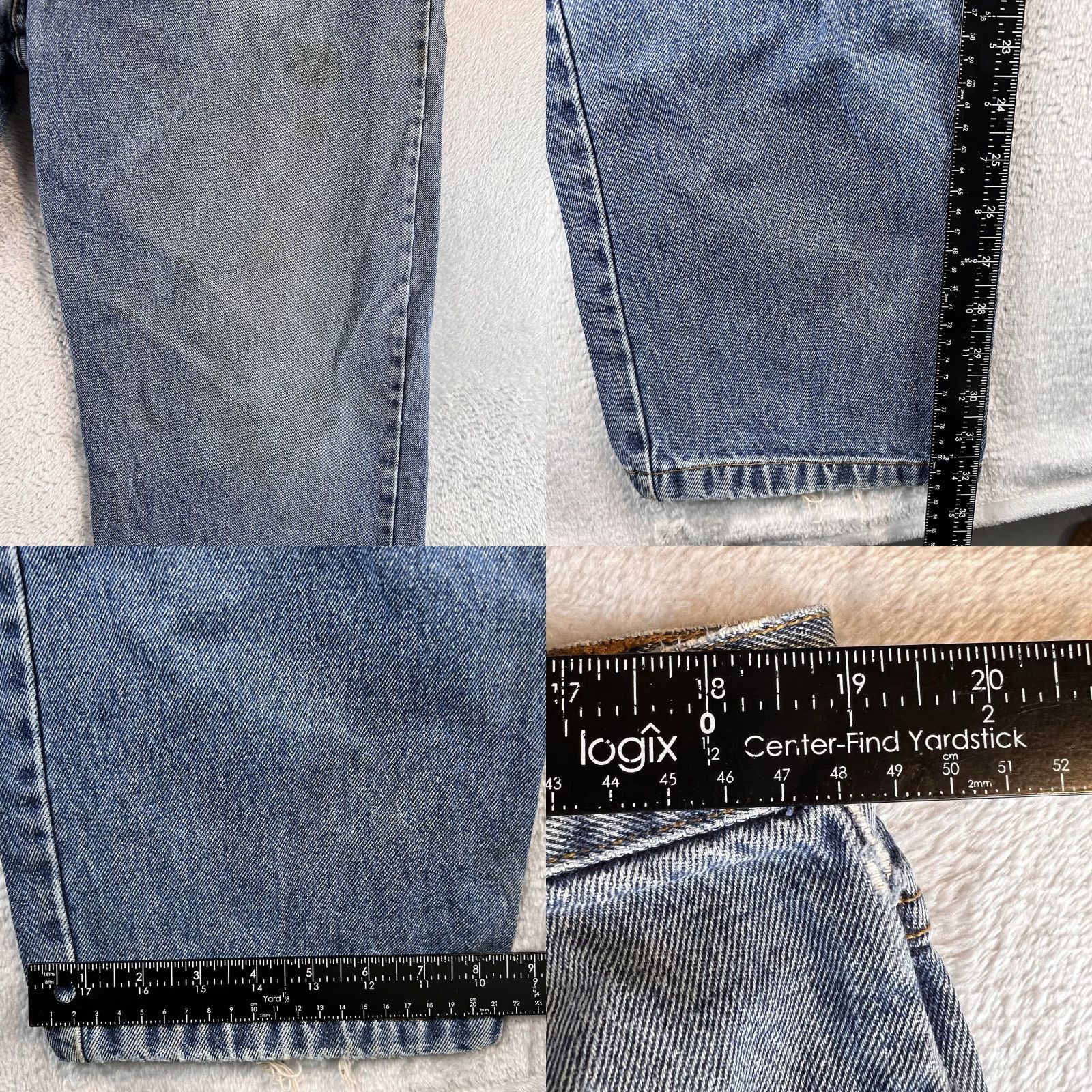 Vintage Guide Gear Jeans Men 38x29 Straight Leg Dark Wash Flannel Lined Denim 5-Pocket Insulated Relaxed Size US 38 / EU 54 - 8 Thumbnail