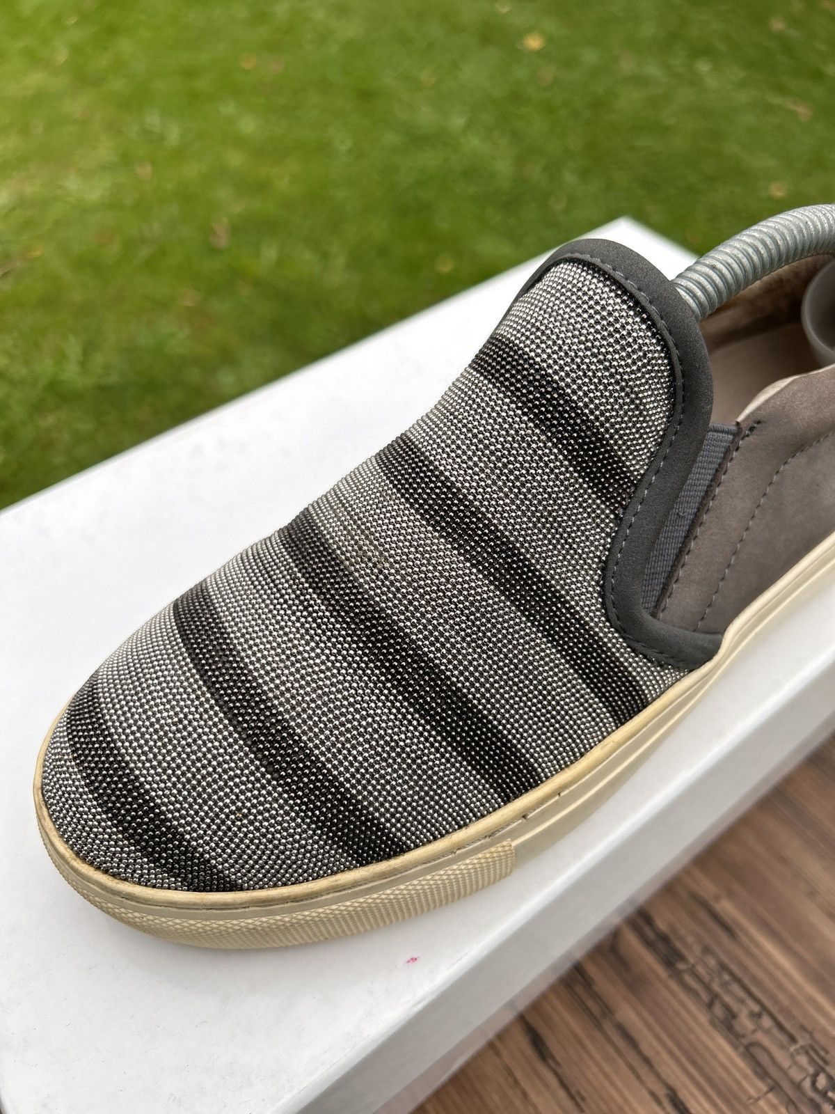 Brunello Cucinelli Brunello Cucinelli Beaded Accent Low Top Sneakers Size US 7 / IT 37 - 8 Thumbnail