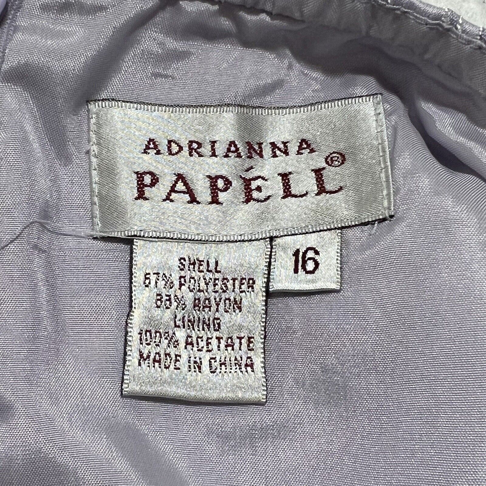 Adrianna Papell Adrianna Papell 16 Open Front Blazer Jacket Skirt Suit Set Size XXL / US 16-18 / IT 52-54 - 14 Thumbnail