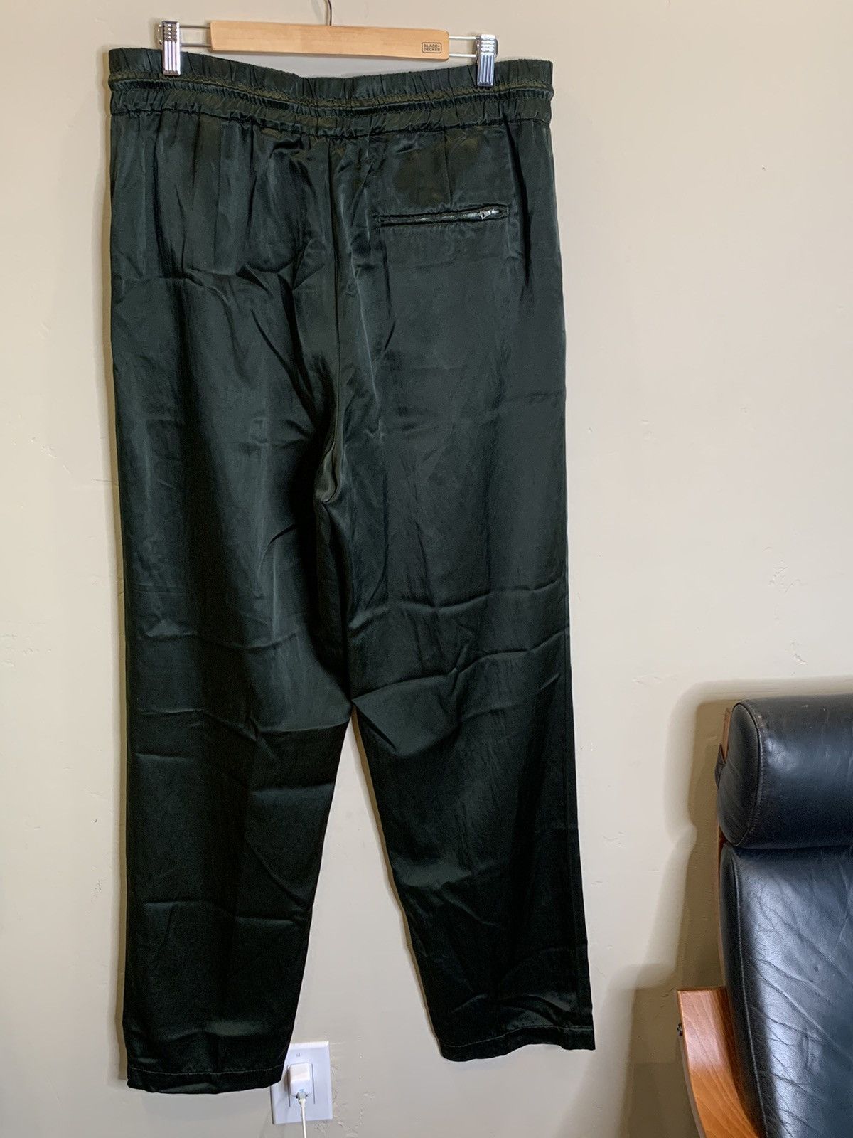 Designer × Dries Van Noten *RARE* New Dries Van Noten Cupro Silk Casual Lounge Pants Size US 36 / EU 52 - 2 Thumbnail