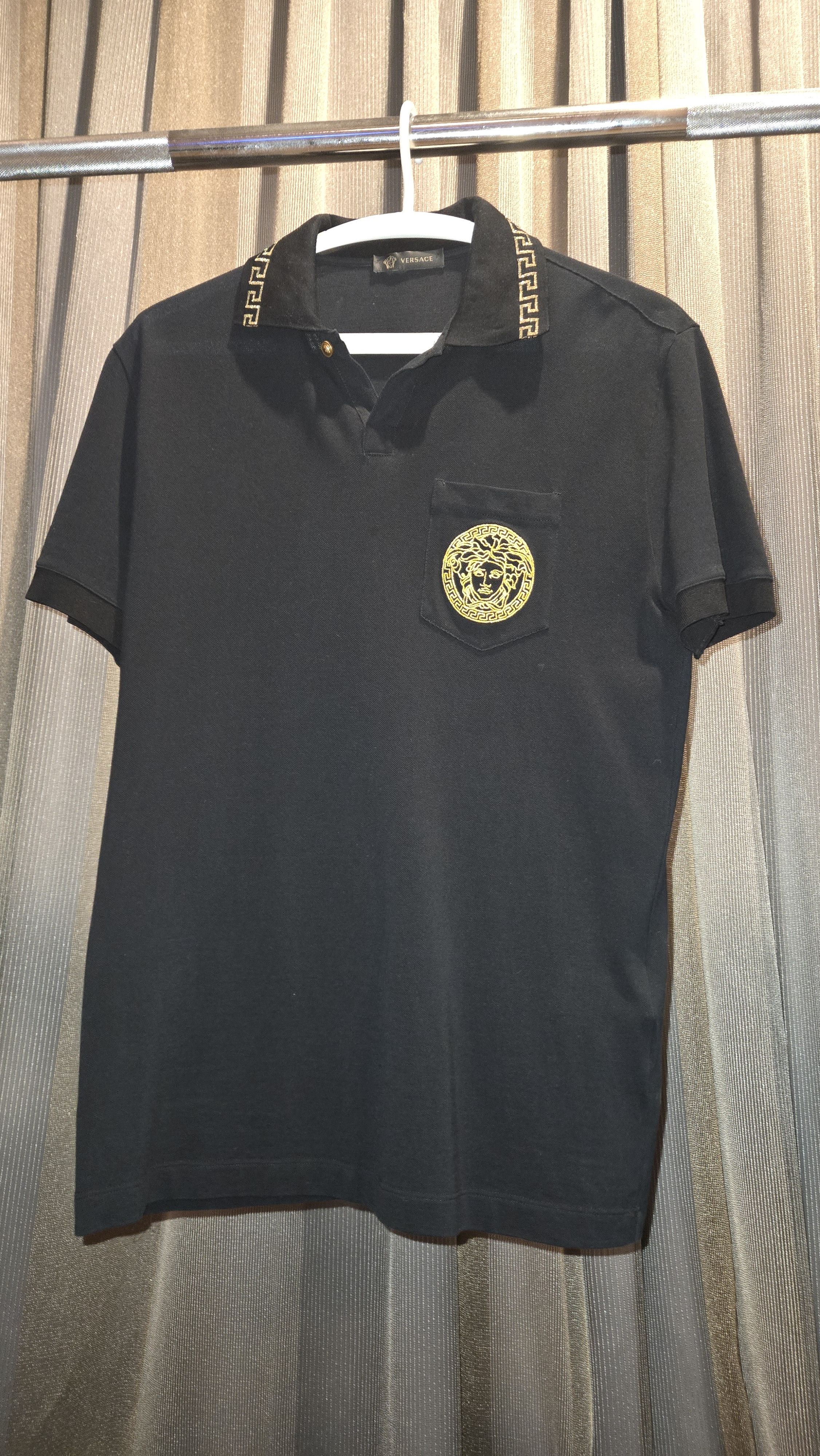 Versace Versace Black and Gold Polo Size US XS / EU 42 / 0 - 2 Thumbnail