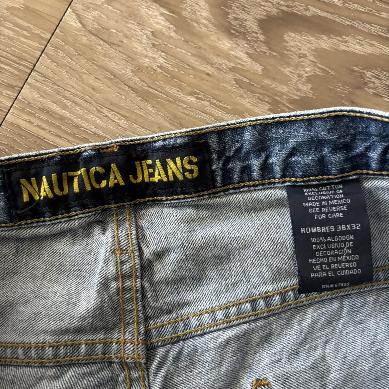 Japanese Brand Crazy Vintage Y2K/2000s Baggy Medium Wash Skater Denim Jeans! 36x32 Size US 36 / EU 52 - 8 Thumbnail