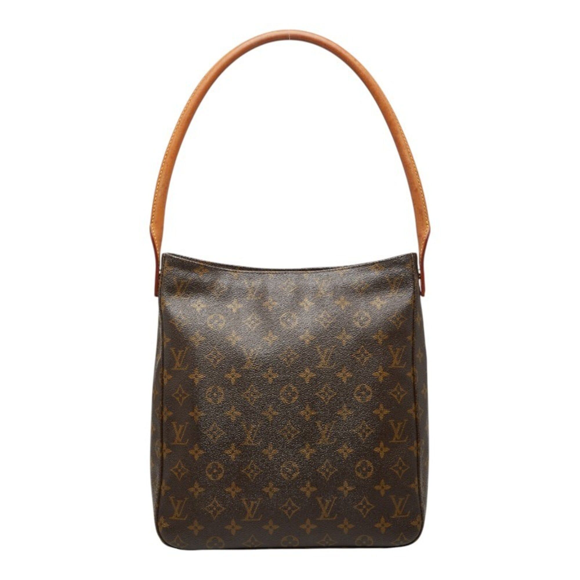 Louis Vuitton Louis Vuitton Monogram Looping GM One-Shoulder Bag Handbag M51145 Brown Leather Women's LOUIS VUITTON Size ONE SIZE - 1 Thumbnail