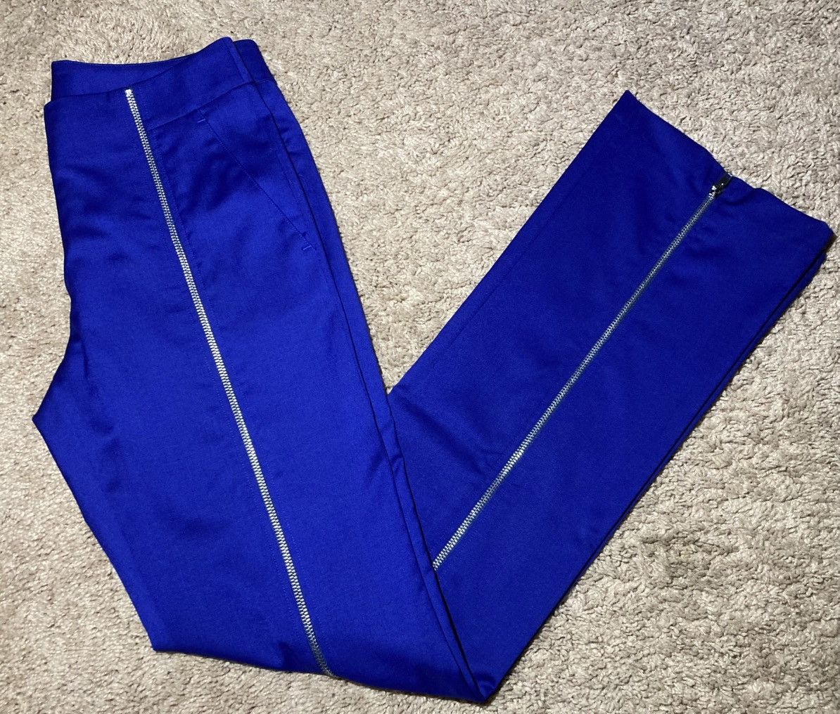 Martine Rose New SS21 Martine Rose Zipper Suit Pants Royal 2021 Size US 30 / EU 46 - 1 Thumbnail