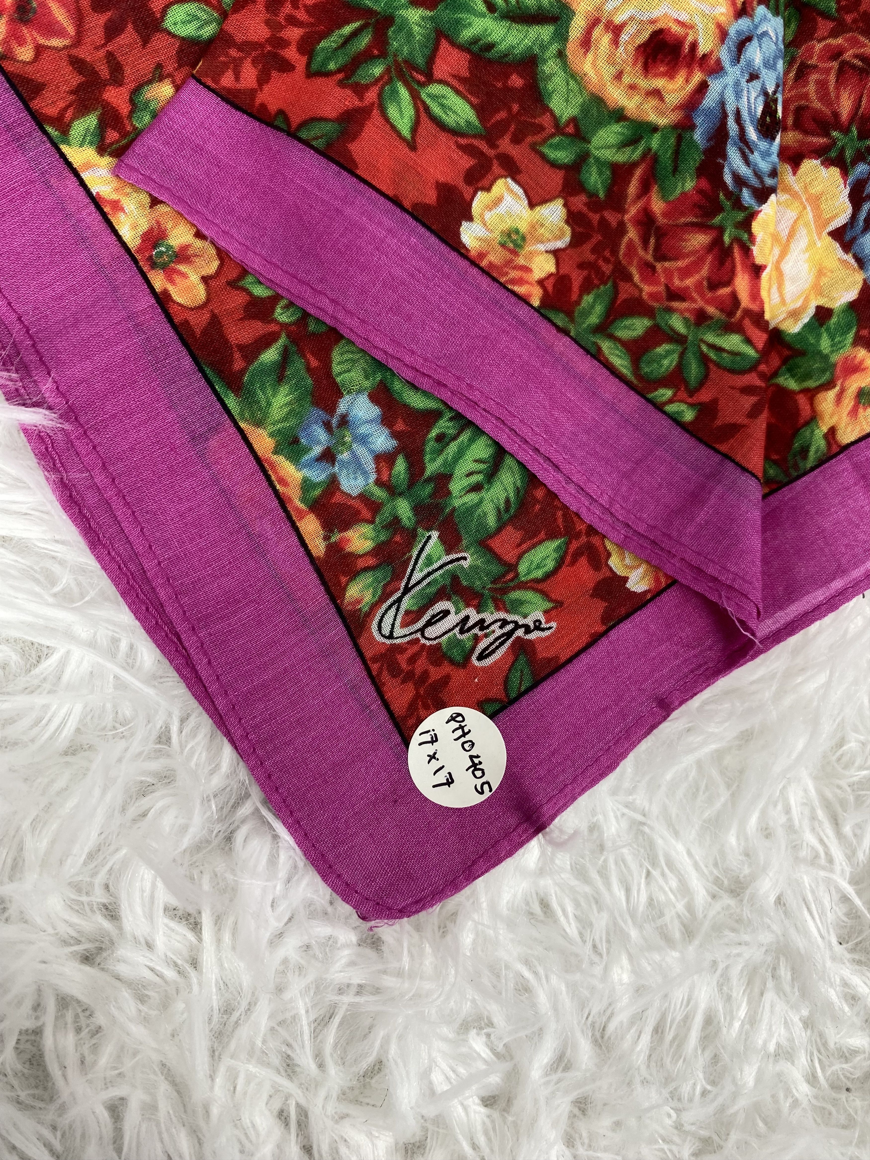 Kenzo Vintage Kenzo Handkerchief Neckerchief PH0405 Size ONE SIZE - 2 Thumbnail