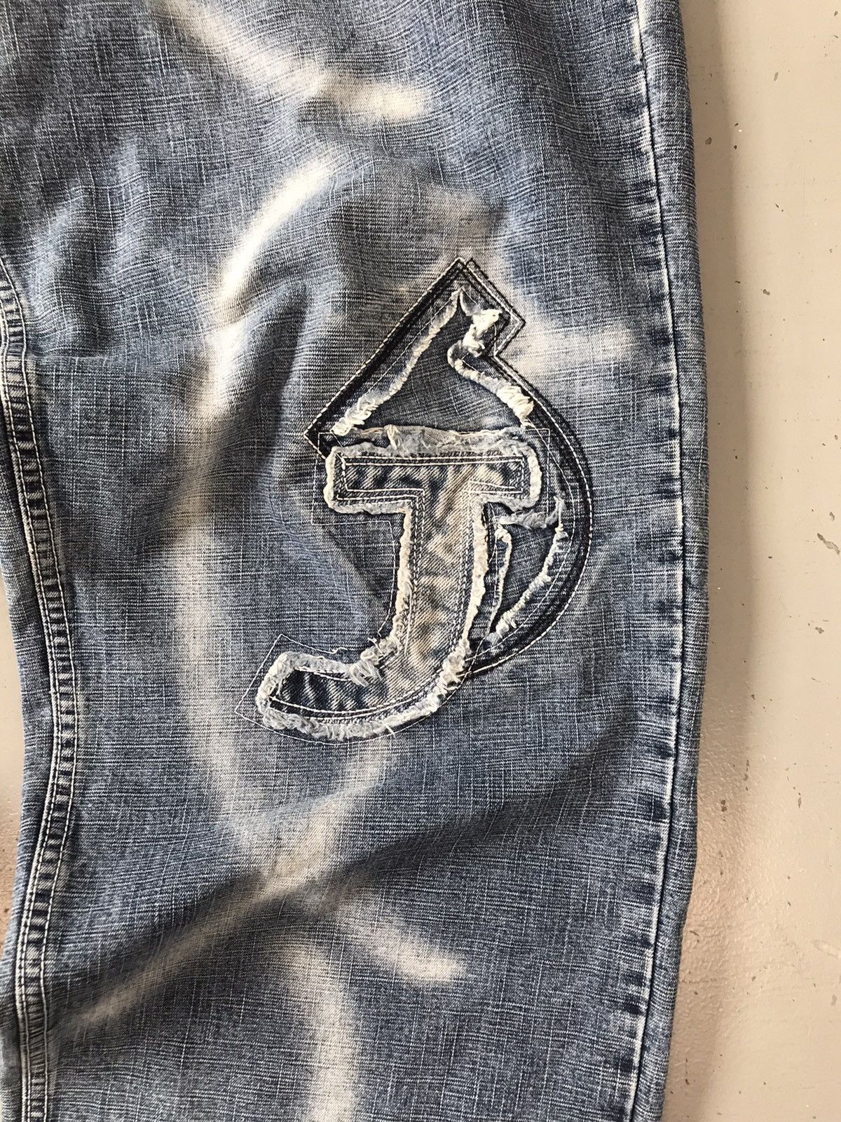 JNCO × Vintage Vintage baggy fit embroidered denim Size US 34 / EU 50 - 5 Thumbnail
