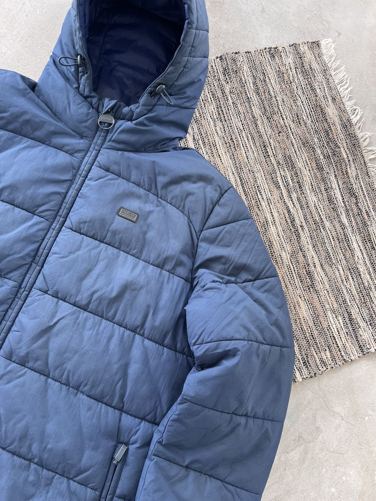 Barbour Vintage Barbour International Court Quilt Jacket Navy Y2K Size US L / EU 52-54 / 3 - 6 Thumbnail
