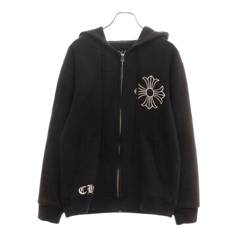 Chrome Hearts CHROME HEARTS Cashmere Plus Patch Zip Hoodie