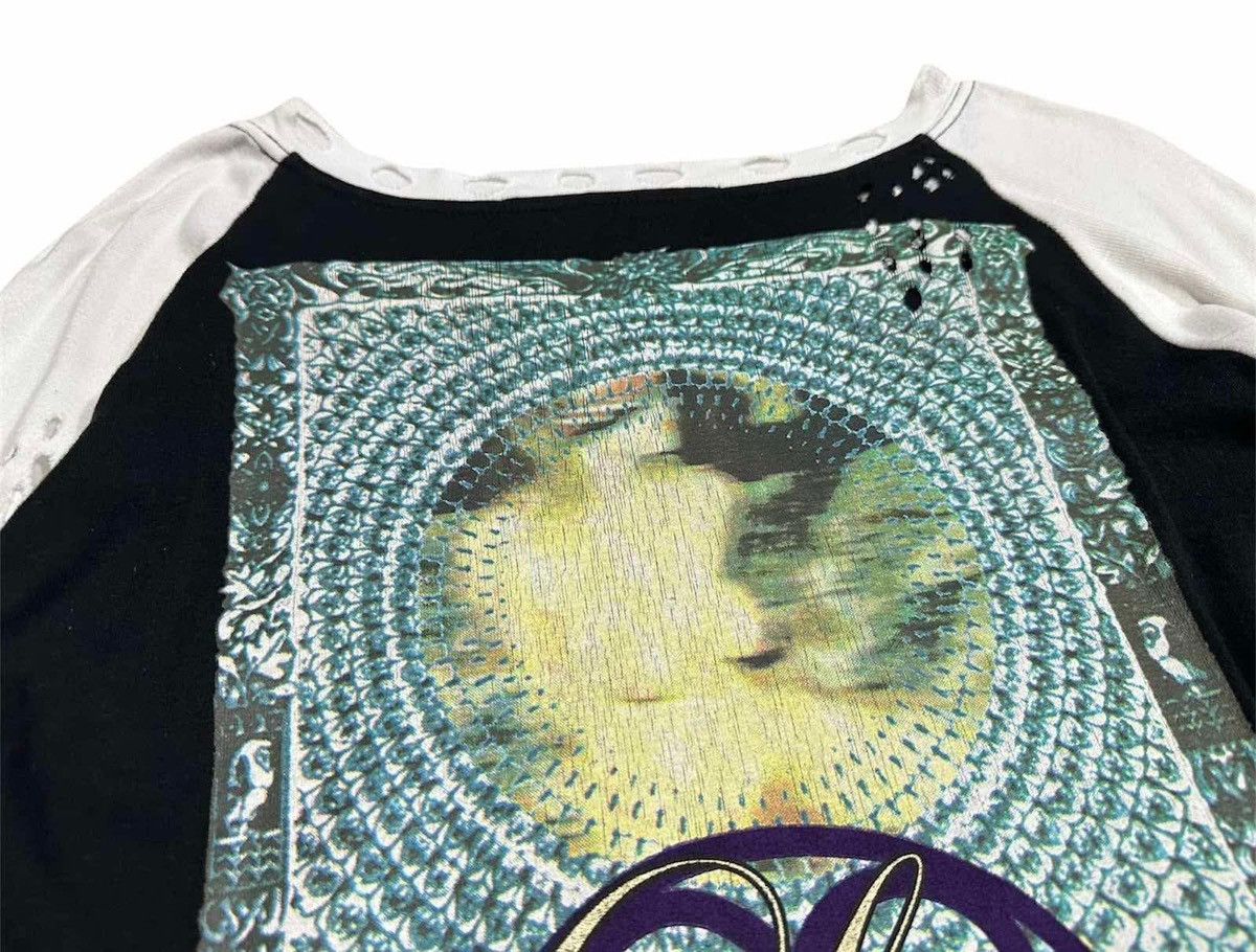 Hysteric Glamour 🔥Sick Y2K Lip Service Destroyed Long Sleeve Shirt Goth Punk Size US M / EU 48-50 / 2 - 8 Thumbnail