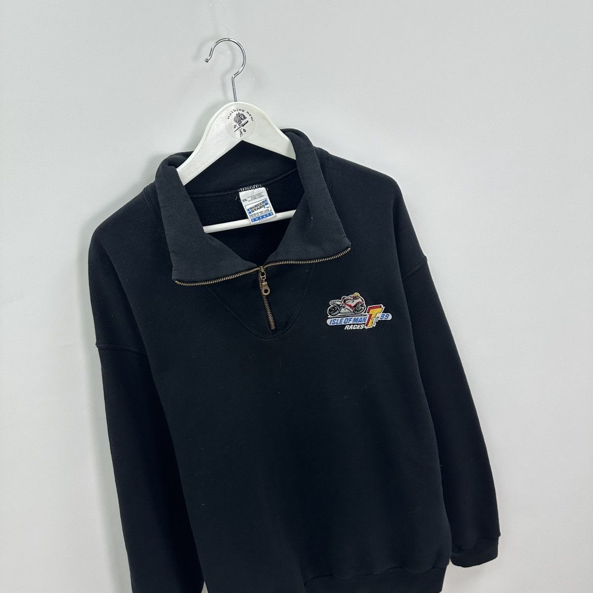 Vintage Vintage 90s Racing Isle of Man races 1999 zip up sweatshirt Size US XXL / EU 58 / 5 - 3 Thumbnail