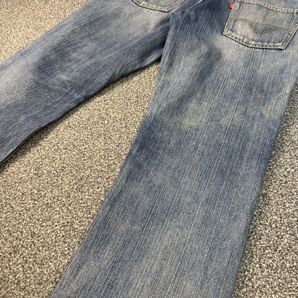 Beauty Beast 🔥🇯🇵 Japanese Distressed Levis 522 Slim Thrashed Pant Size 32" / US 10 / IT 46 - 4 Thumbnail