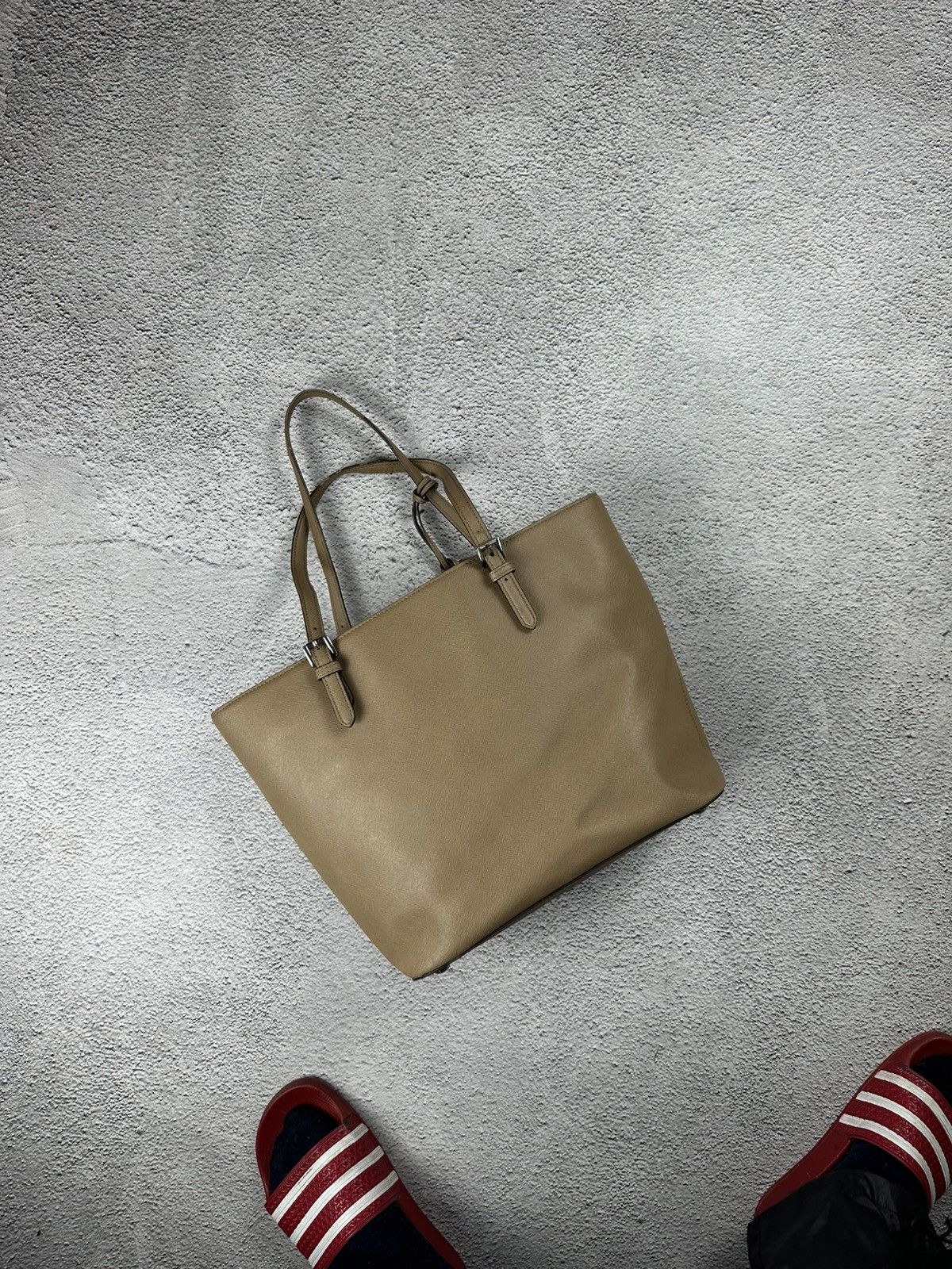 Michael Kors Michael Kors Woman’s Shoulder Bag Tote Beige Old Money Size ONE SIZE - 2 Thumbnail
