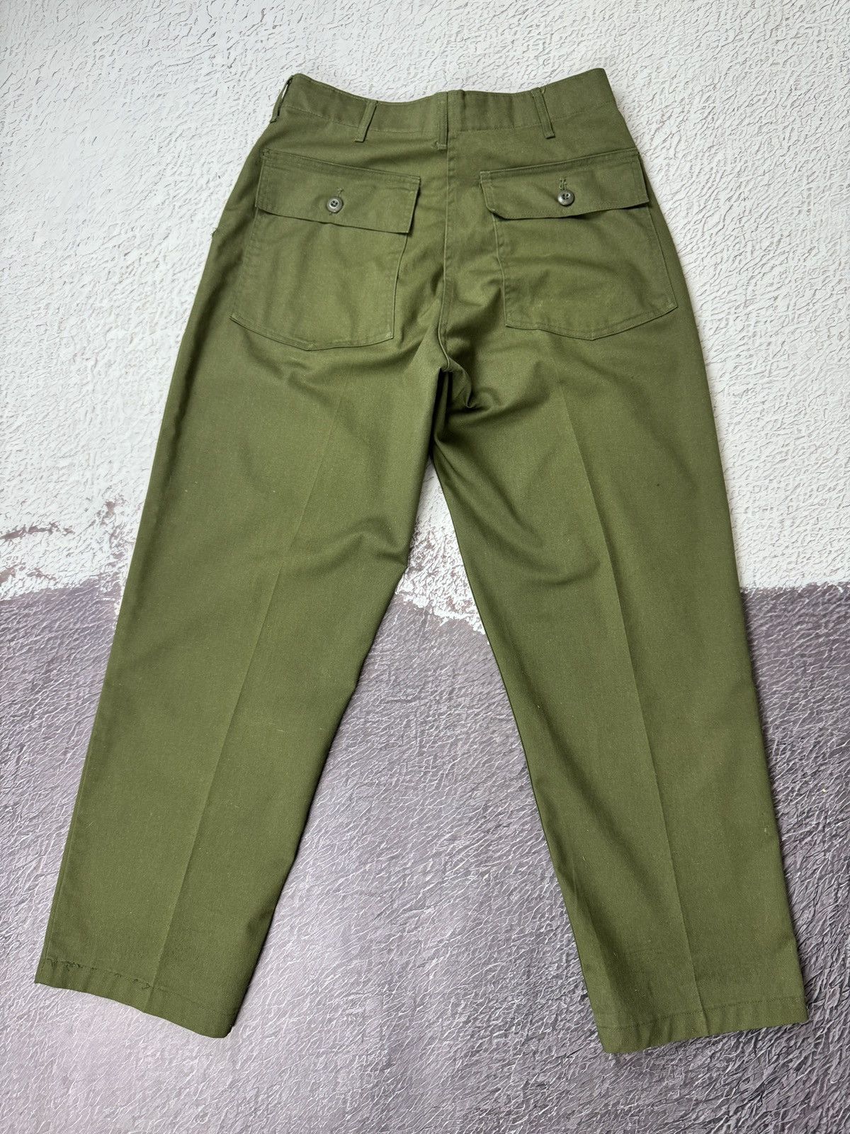 Vintage Vintage 80s US Army Trousers Pants Serval zipper military 34 Size US 34 / EU 50 - 10 Thumbnail