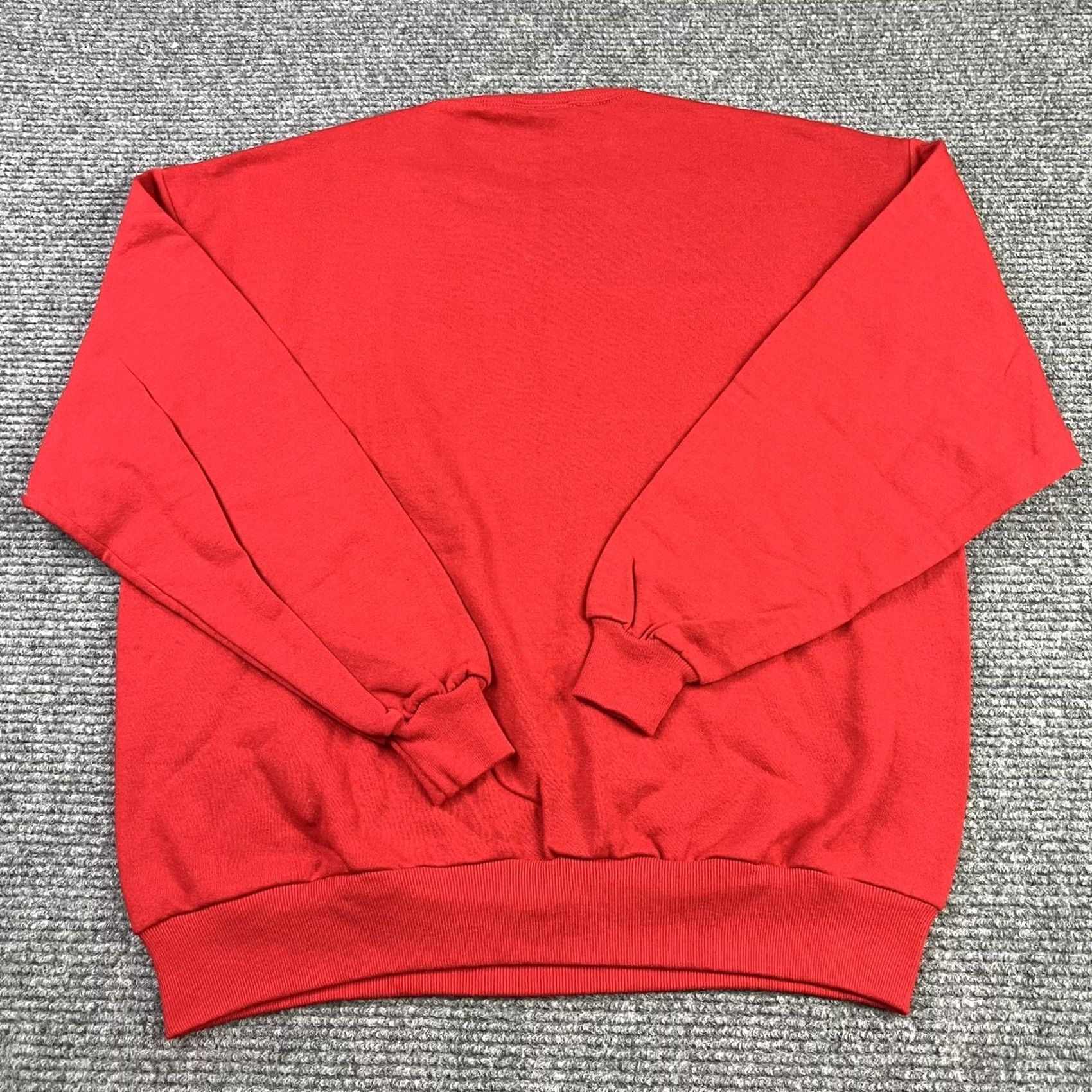 Jerzees VINTAGE Duke Energy Sweatshirt Crewneck XL Red Graphic 90s Men United States Made In USA Jerzees Crew Neck All Seasons Oversized Vintage Size US XL / EU 56 / 4 - 3 Thumbnail