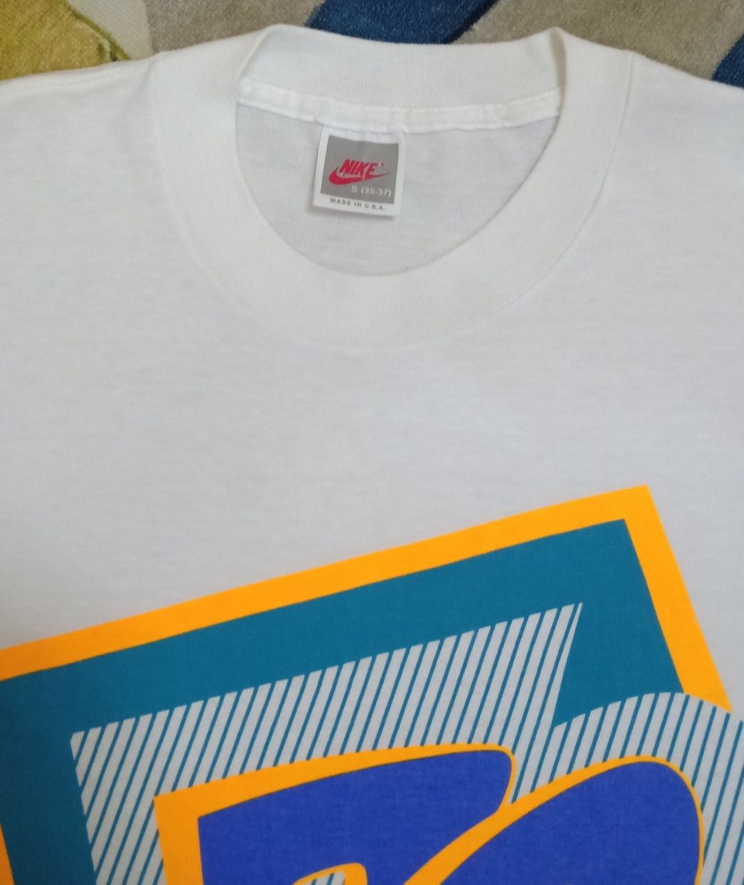 Nike × Vintage Vintage 90s NIKE Bo Jackson T-shirt Size US M / EU 48-50 / 2 - 7 Thumbnail