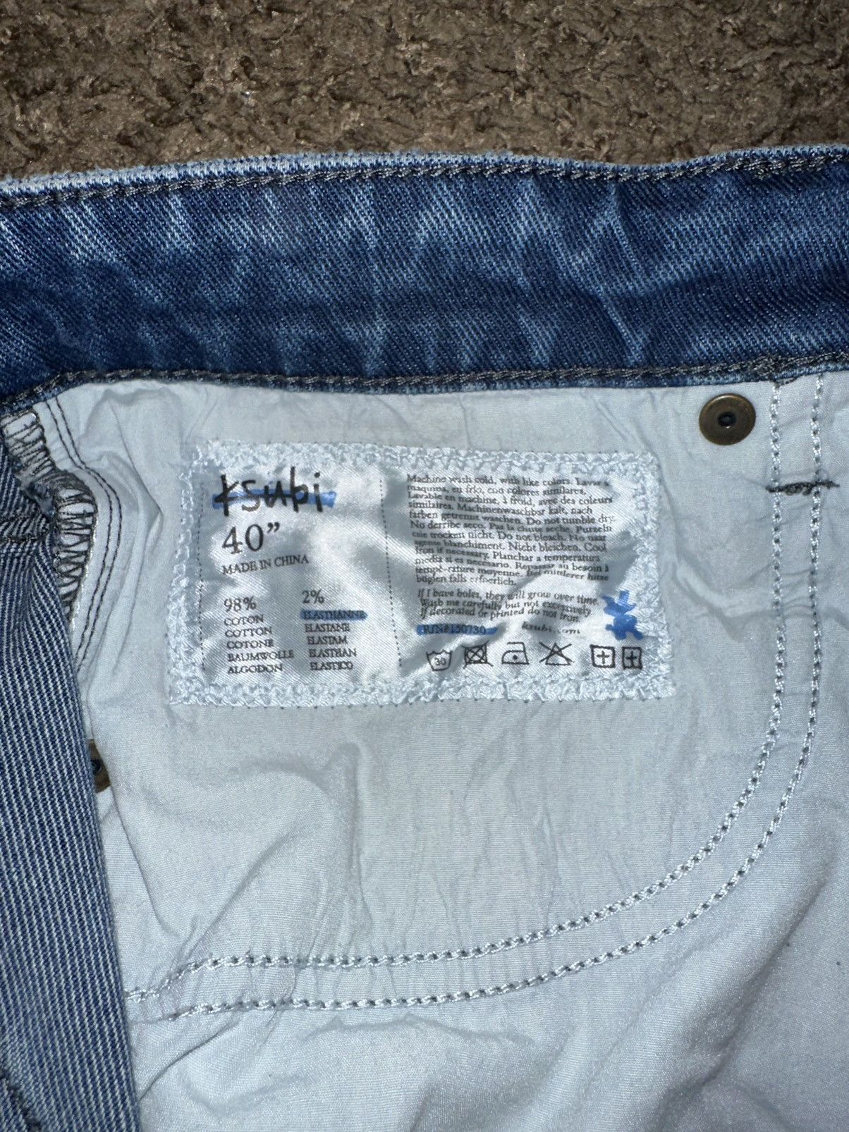 Ksubi Ksubi Van Wrinkle Jeans Size US 40 / EU 56 - 4 Thumbnail