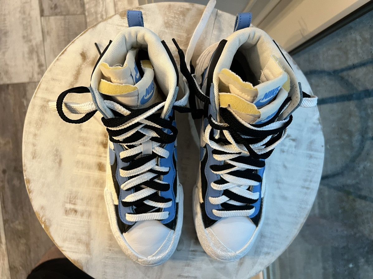 Nike × Sacai Nike Sacai x Blazer Mid Black Blue Size 6.5 New | Grailed