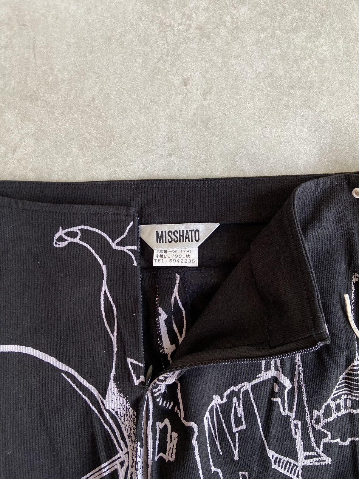 Designer × If Six Was Nine × Le Grande Bleu (L.G.B.) Misshato Japanese Art Printed Pants Size US 28 / EU 44 - 8 Thumbnail