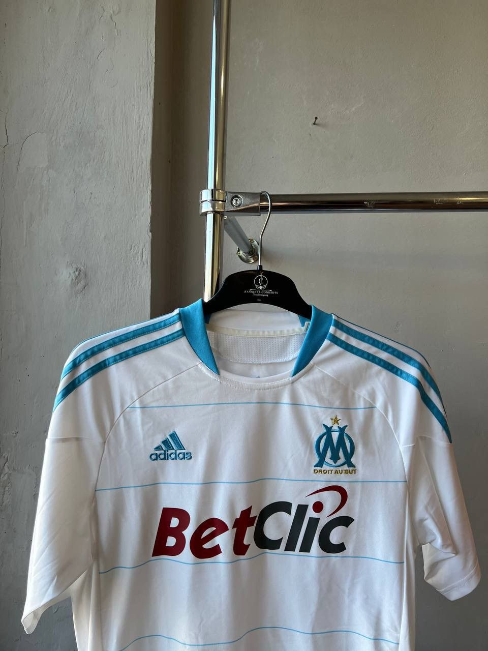 Adidas 2010/11 RARE MARSEILLE OLYMPIQUE HOME SOCCER JERSEY SHIRT M Size US M / EU 48-50 / 2 - 3 Thumbnail