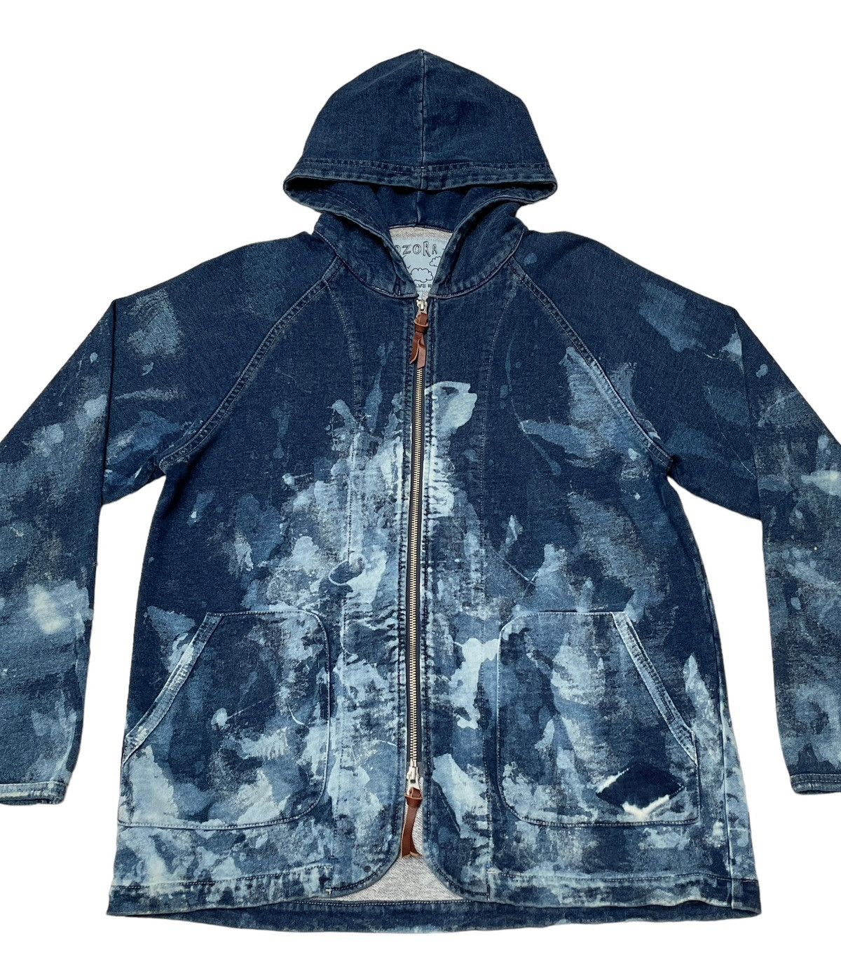 Japanese Brand × Vintage Vintage Aozora Blue Heaven Stretchable Denim Jacket 2000s Size US L / EU 52-54 / 3 - 4 Thumbnail
