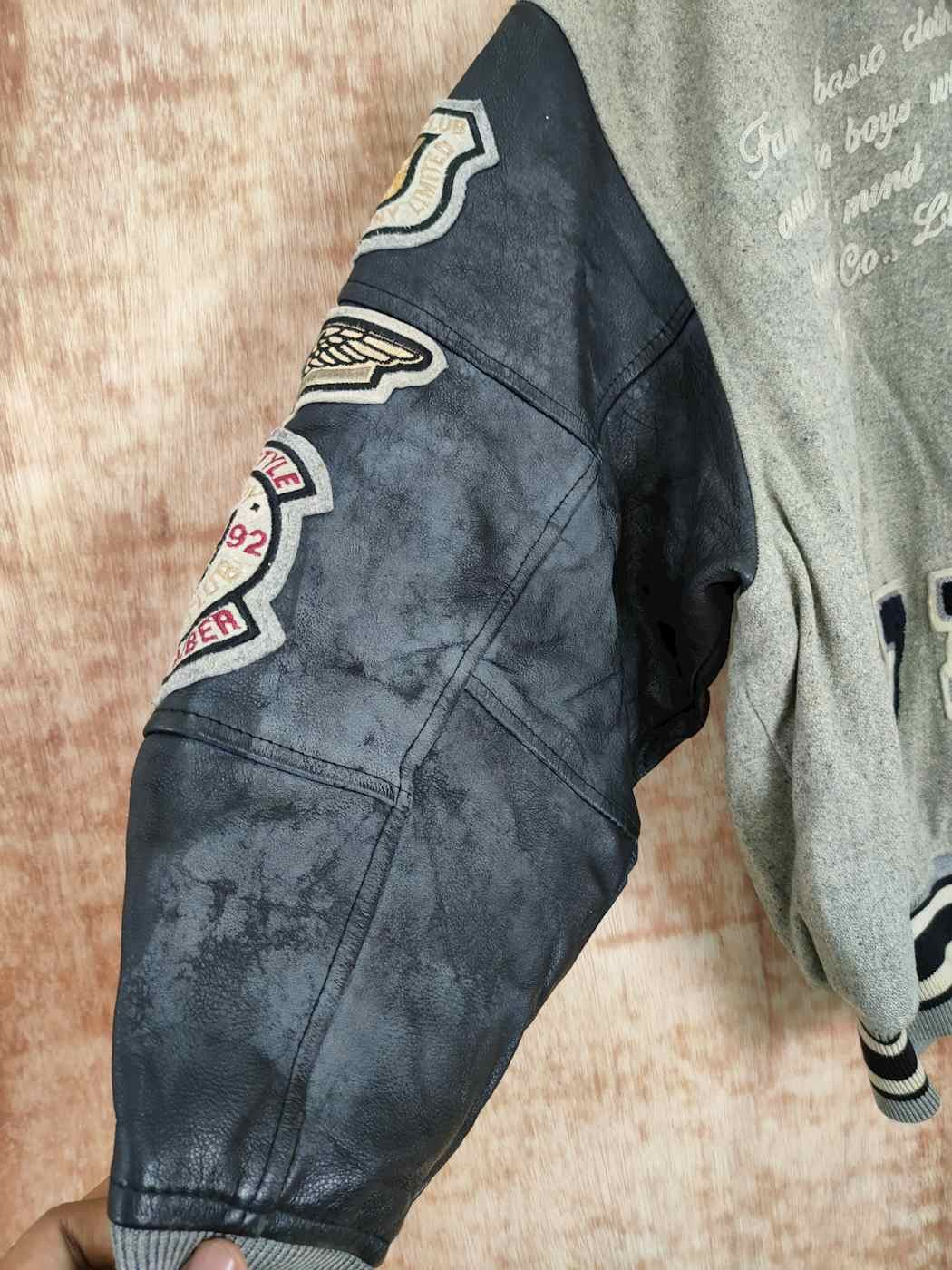 Vintage Posh Boy champion faded wool varsity jacket #4094DLAL Size US M / EU 48-50 / 2 - 4 Thumbnail
