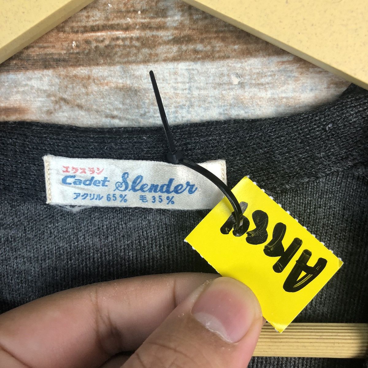 Homespun Knitwear × Japanese Brand Codet Slender Grey Cardigan Knitwear #A1884 Size US M / EU 48-50 / 2 - 9 Thumbnail