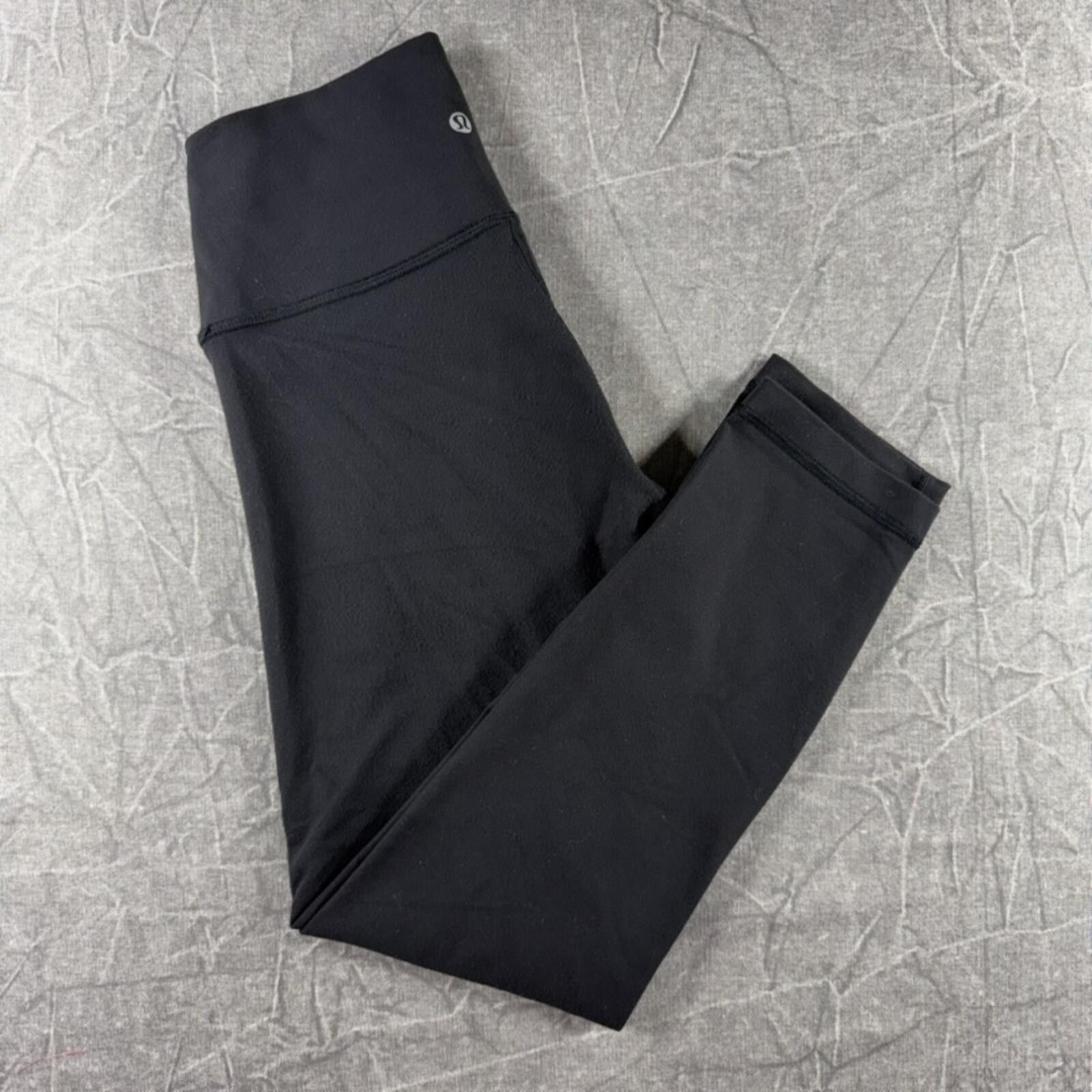 Lululemon Lululemon Pants Women's 8 Black High Rise Size 28" / US 6 / IT 42 - 1 Thumbnail
