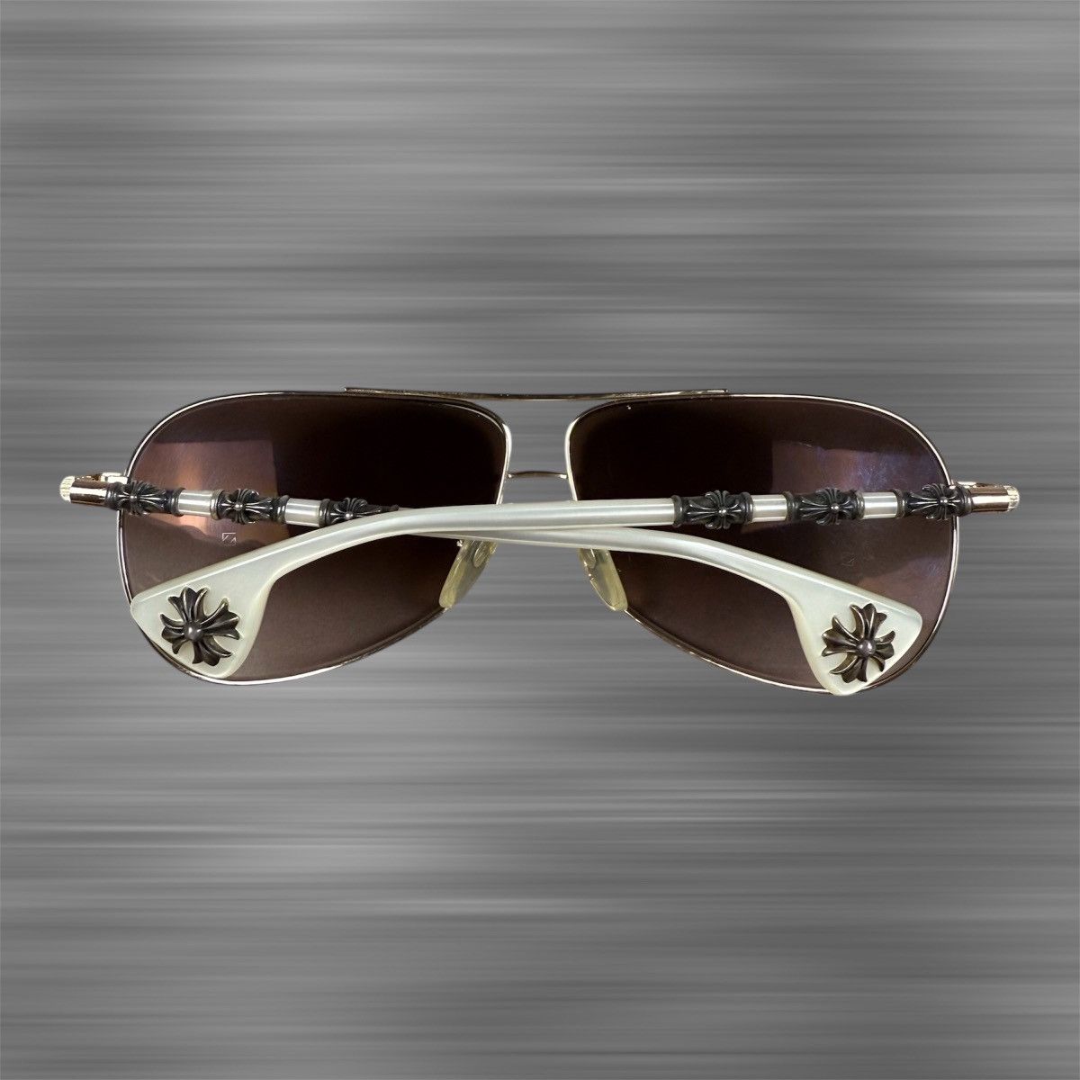 Chrome Hearts Chrome Hearts ‘Beast BBC’ White Gold/.925 Silver Sunglasses Size ONE SIZE - 3 Thumbnail