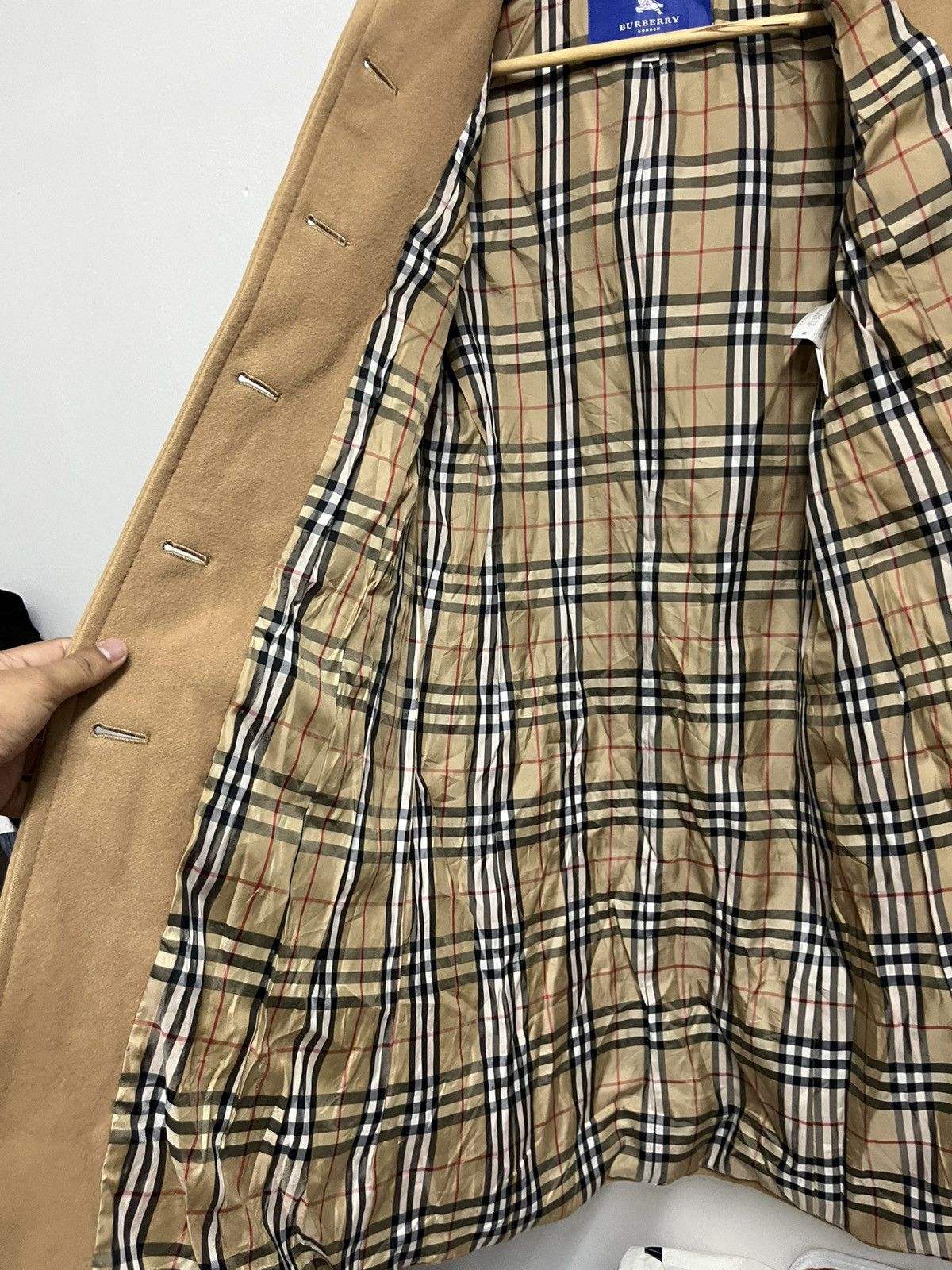 Burberry 💥Burberry Blue Label Wool Brown Long Jackets Size XS / US 0-2 / IT 36-38 - 7 Thumbnail