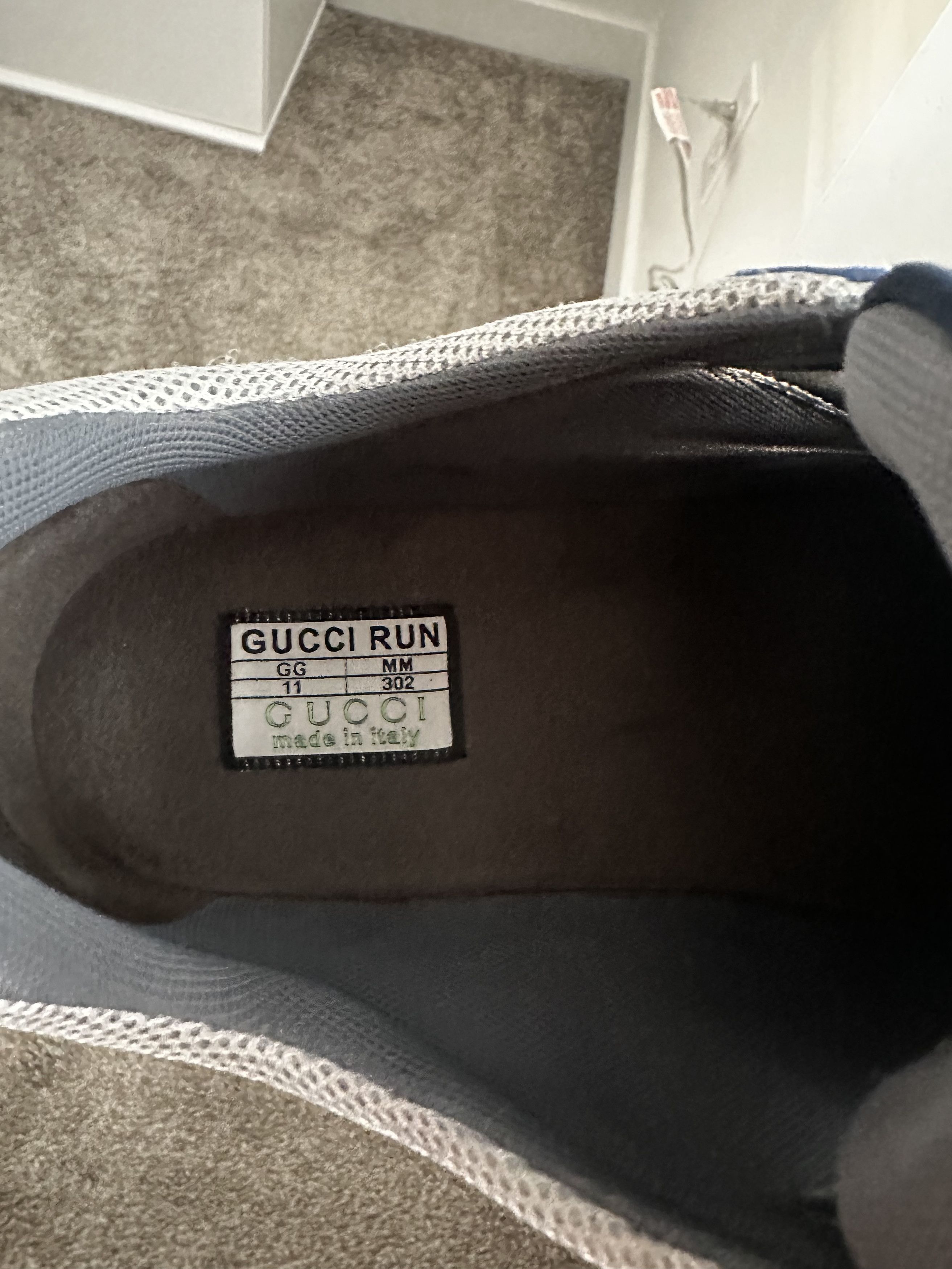 Gucci Gucci Run Lace-Up Sneaker Size US 11 / EU 44 - 6 Thumbnail