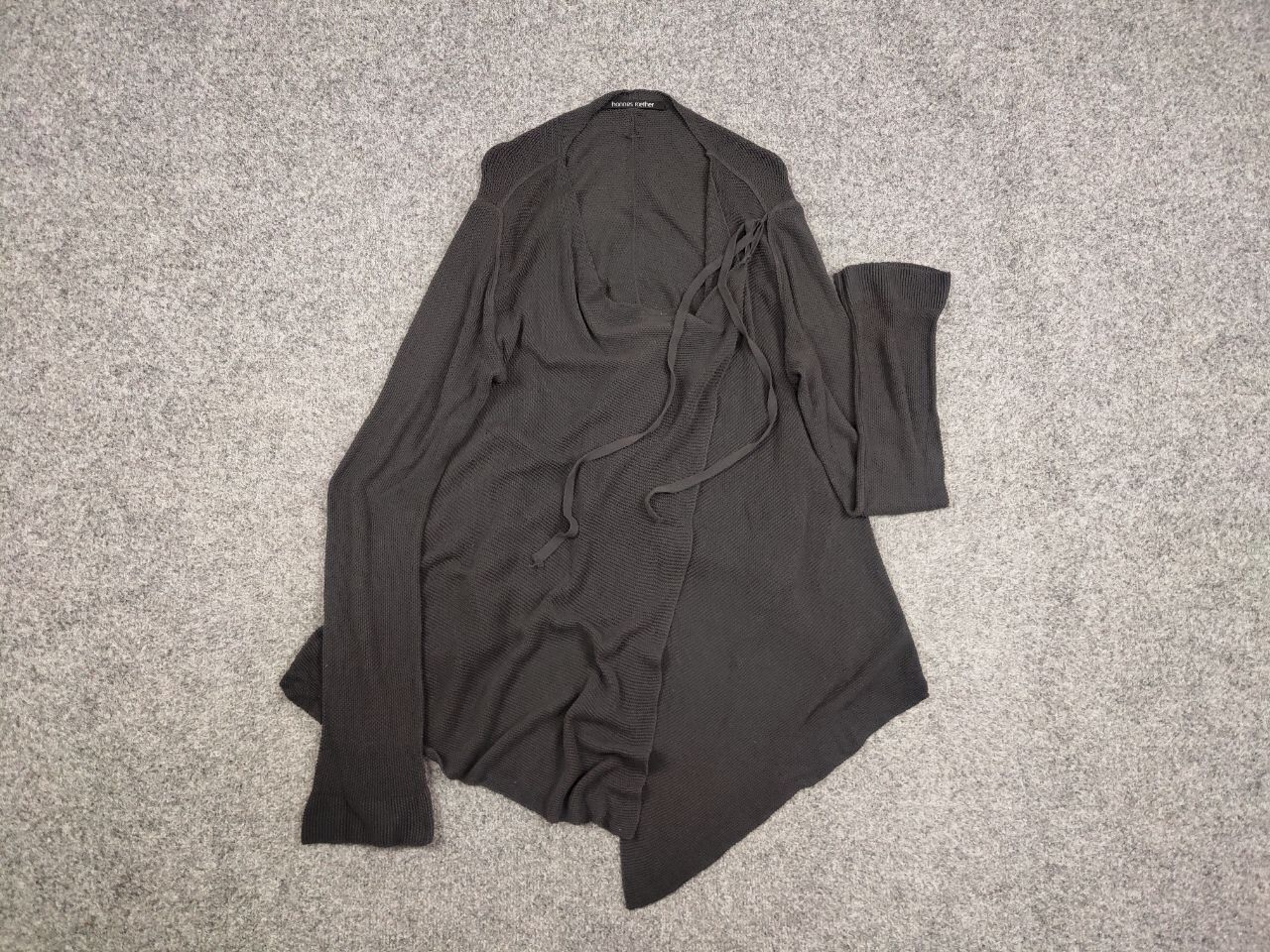hannes roether Hannes Roether Design Gray Light Long sleeve Wrap Cardigan Size M / US 6-8 / IT 42-44 - 2 Thumbnail