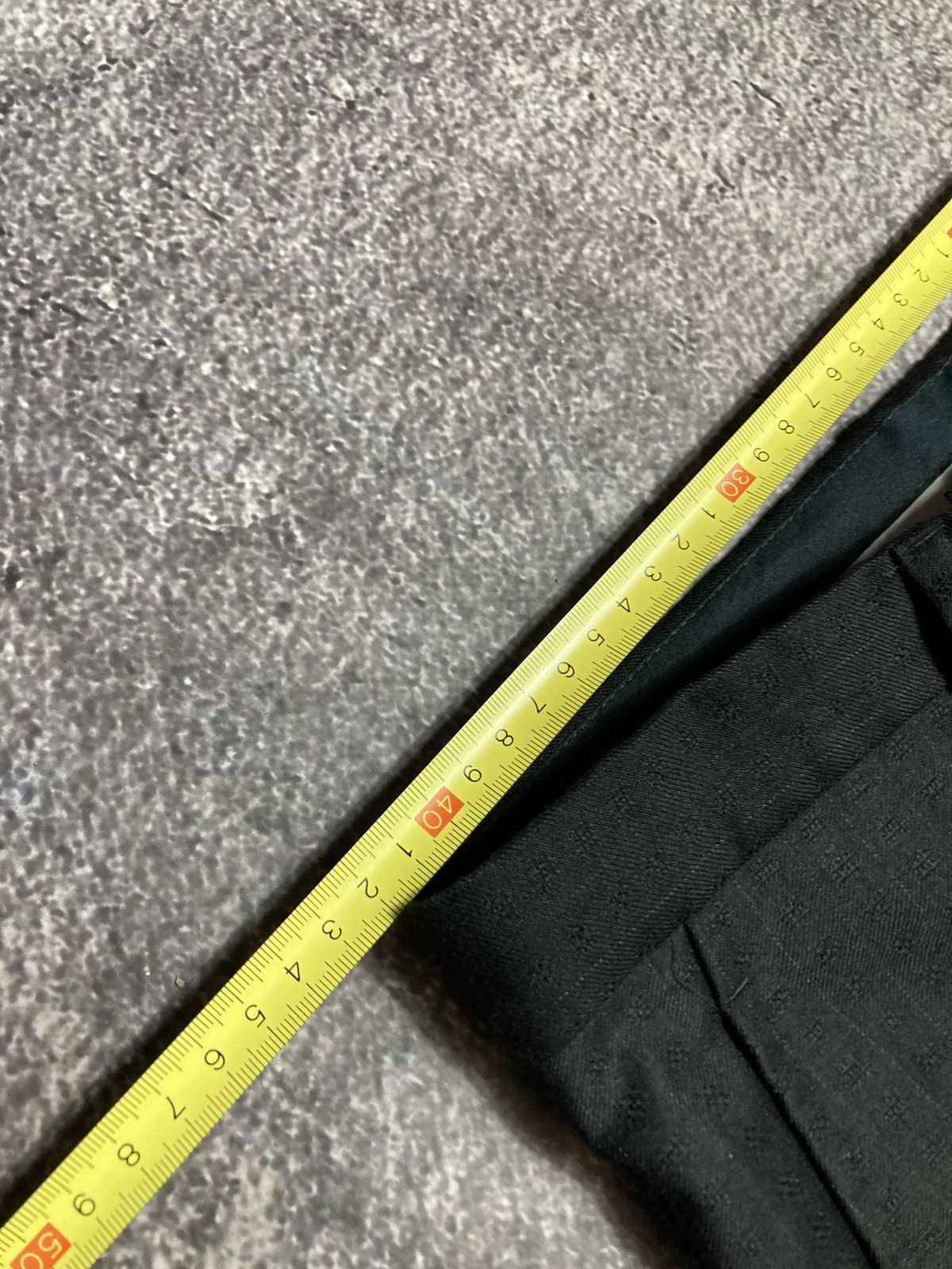 Dolce & Gabbana Dolce & Gabbana Vintage Pants Black Wool Jacquard Diamond Size US 32 / EU 48 - 8 Thumbnail