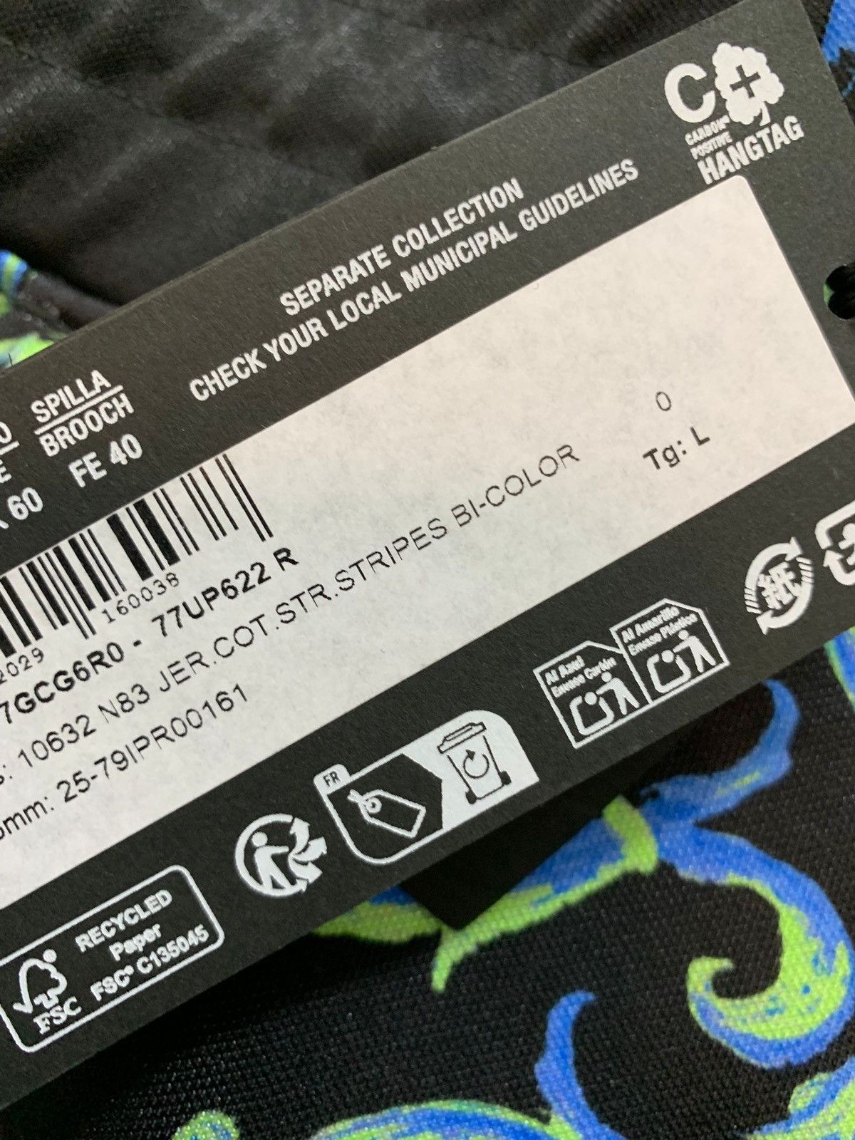 Versace Jeans Couture Jersey Shorts Versace Jeans Two-Tone Stripes Culture L, new Size US 32 / EU 48 - 4 Thumbnail