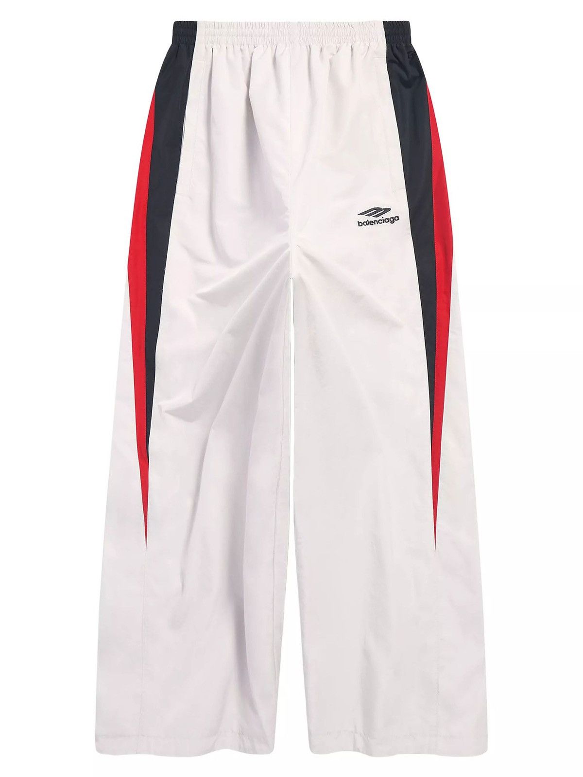 Balenciaga Lightweight 3B Sports Icon Tracksuit Pants in White Size US 30 / EU 46 - 1 Thumbnail