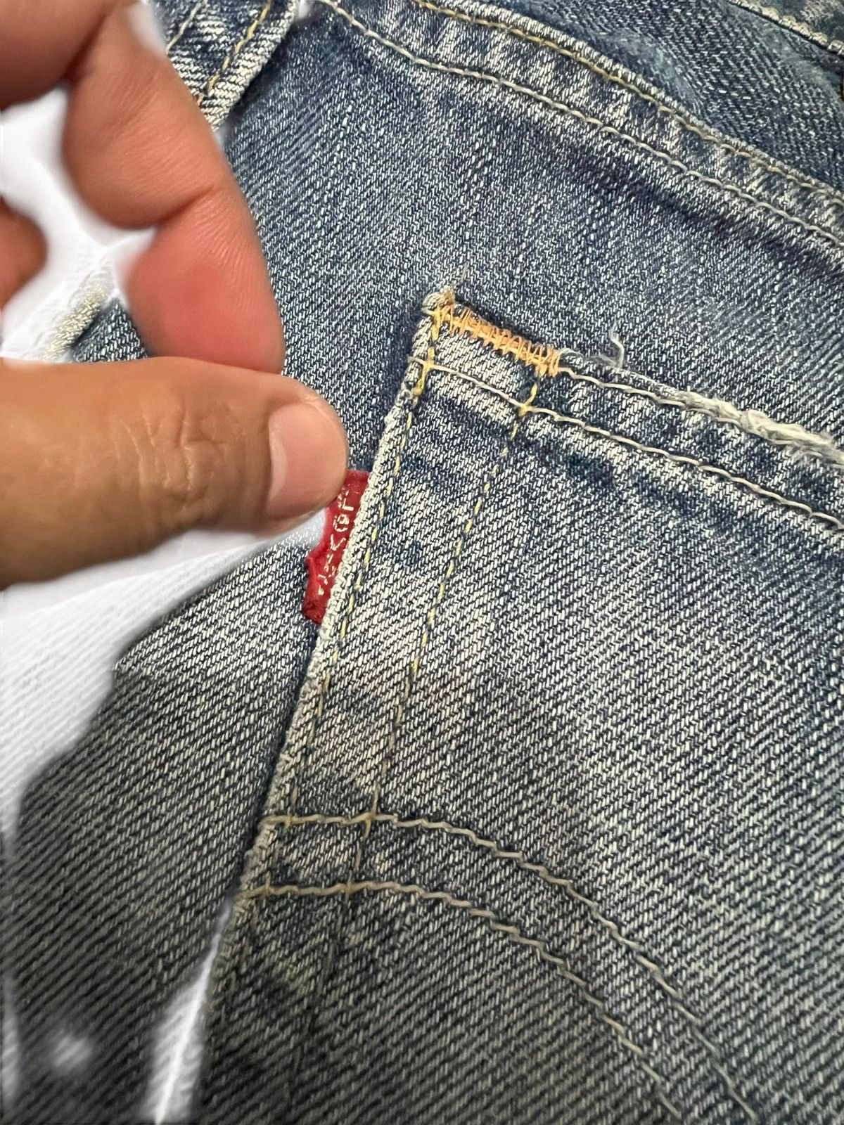 Levi's Vintage Levis 702 Distress Clawmark Jean Size US 29 - 15 Thumbnail