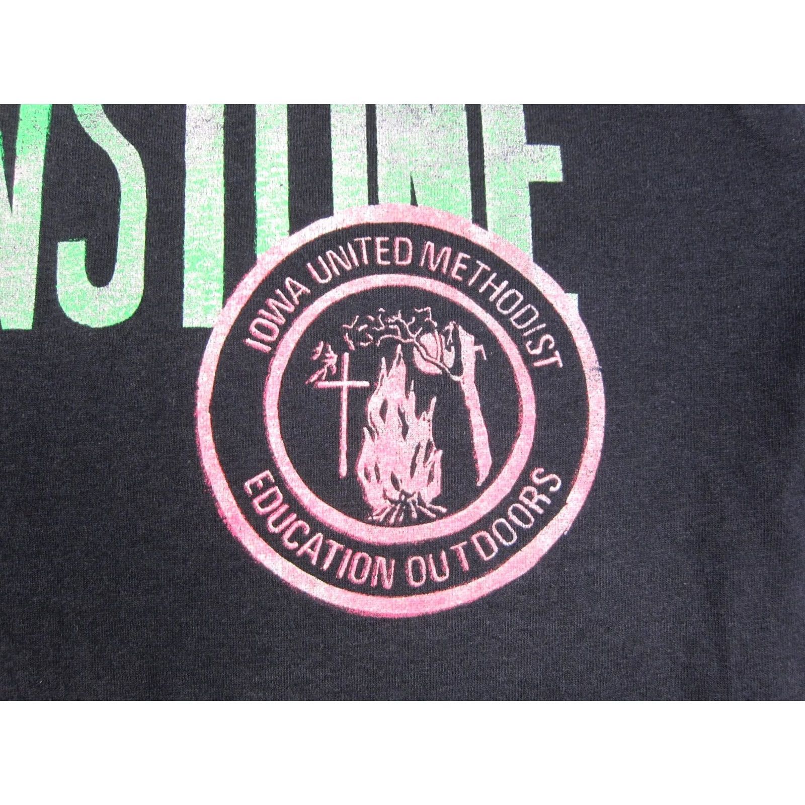 Vintage VINTAGE Yellowstone Shirt Mens S Black Iowa United Methodist Single Stitch Shirt Mens Small Black United Methodist 90s Theme Mens Shirts Size US S / EU 44-46 / 1 - 3 Thumbnail