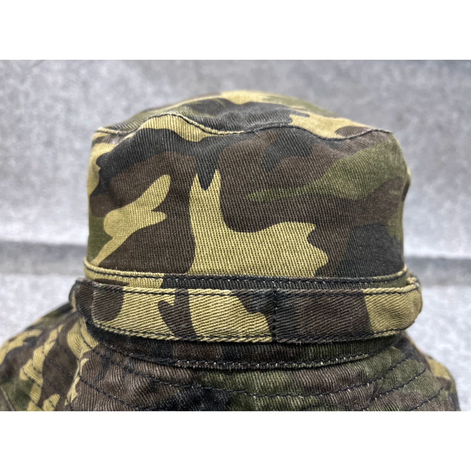 Vintage VINTAGE Goodfellow & Co Bucket Hat Unisex Adults One Size Green Camo Outdoor Twill Cotton Cap Size ONE SIZE - 2 Thumbnail