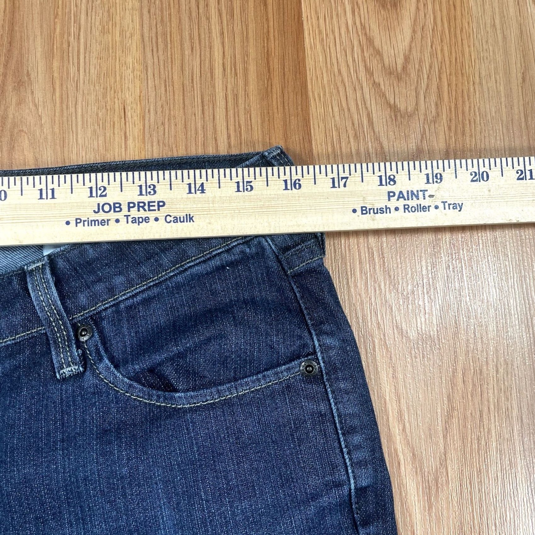 Vintage Signature by Levi Strauss & Co. Jeans Womens 10 Tall Blue Low Rise Bootcut Stretch Denim Jeans Size 32" / US 10 / IT 46 - 4 Thumbnail