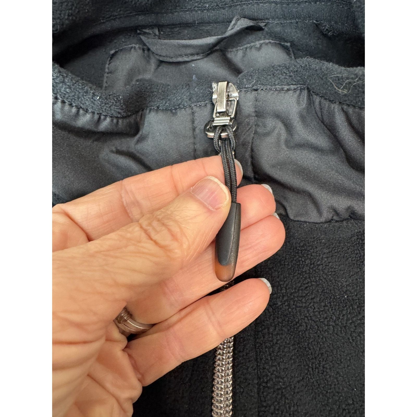 Disney Walt Disney World 1971 Fleece Jacket Embroidered Black Large Size L / US 10 / IT 46 - 6 Thumbnail