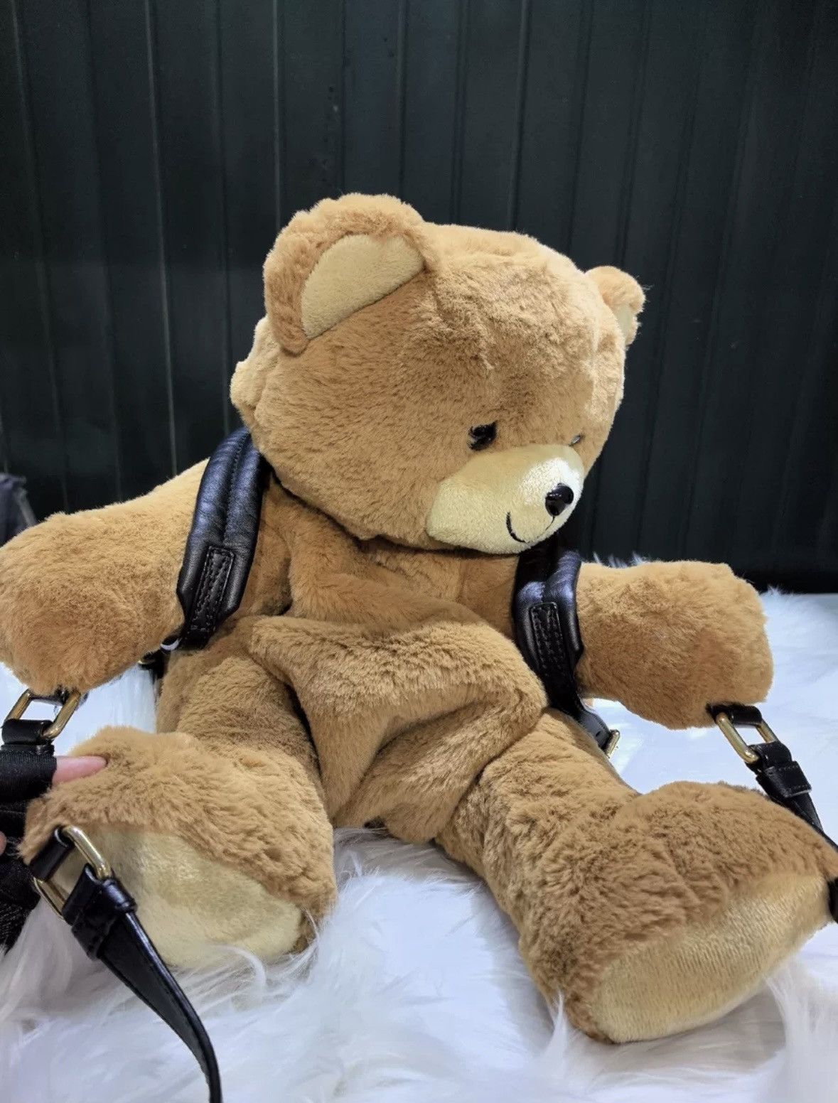 Moschino BEAR ベア スモール バックパック【ランクA】 s_wp_640f5f1a52eee18288de7cd1.webp