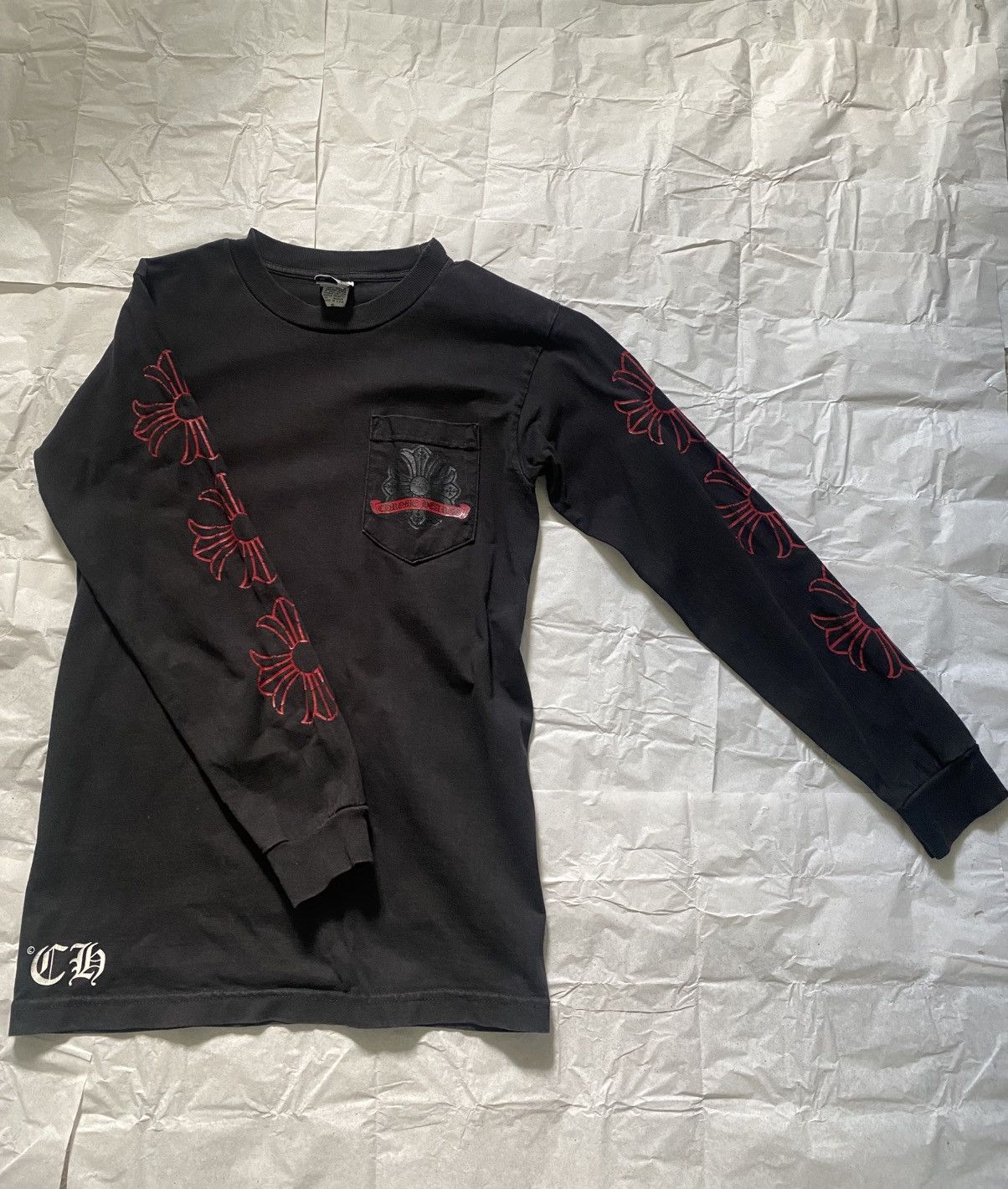 Chrome Hearts RARE CHROME HEARTS Scroll Logo Fuck You L/S