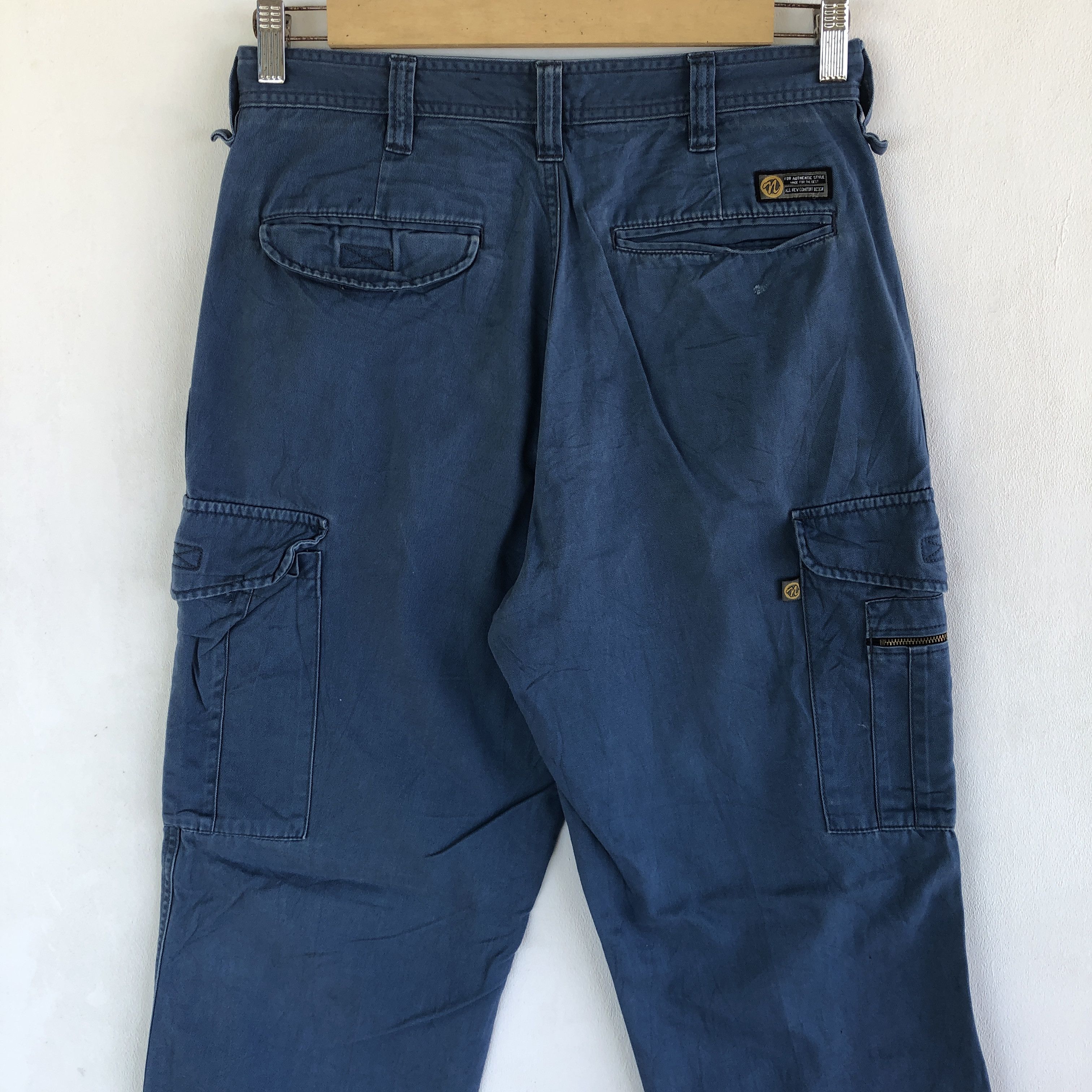 Japanese Brand Vintage Japanese Cargo Pants Multi Pocket Bondage Trousers Size 28" / US 6 / IT 42 - 4 Thumbnail