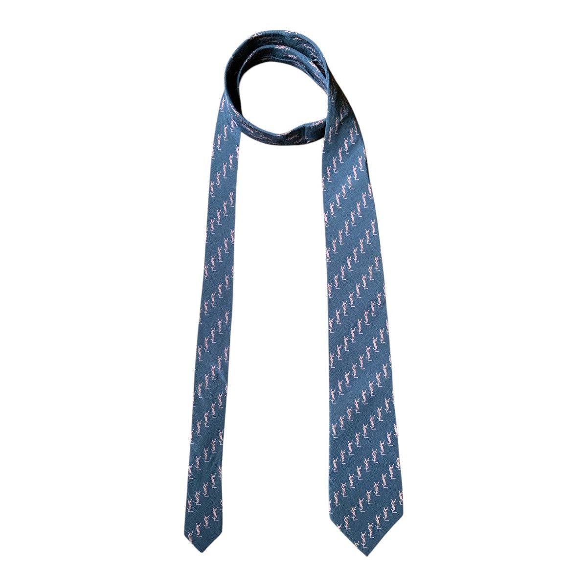 Designer × Vintage × Yves Saint Laurent Rare Design Vintage Yves Saint Laurent Ties Size ONE SIZE - 1 Thumbnail